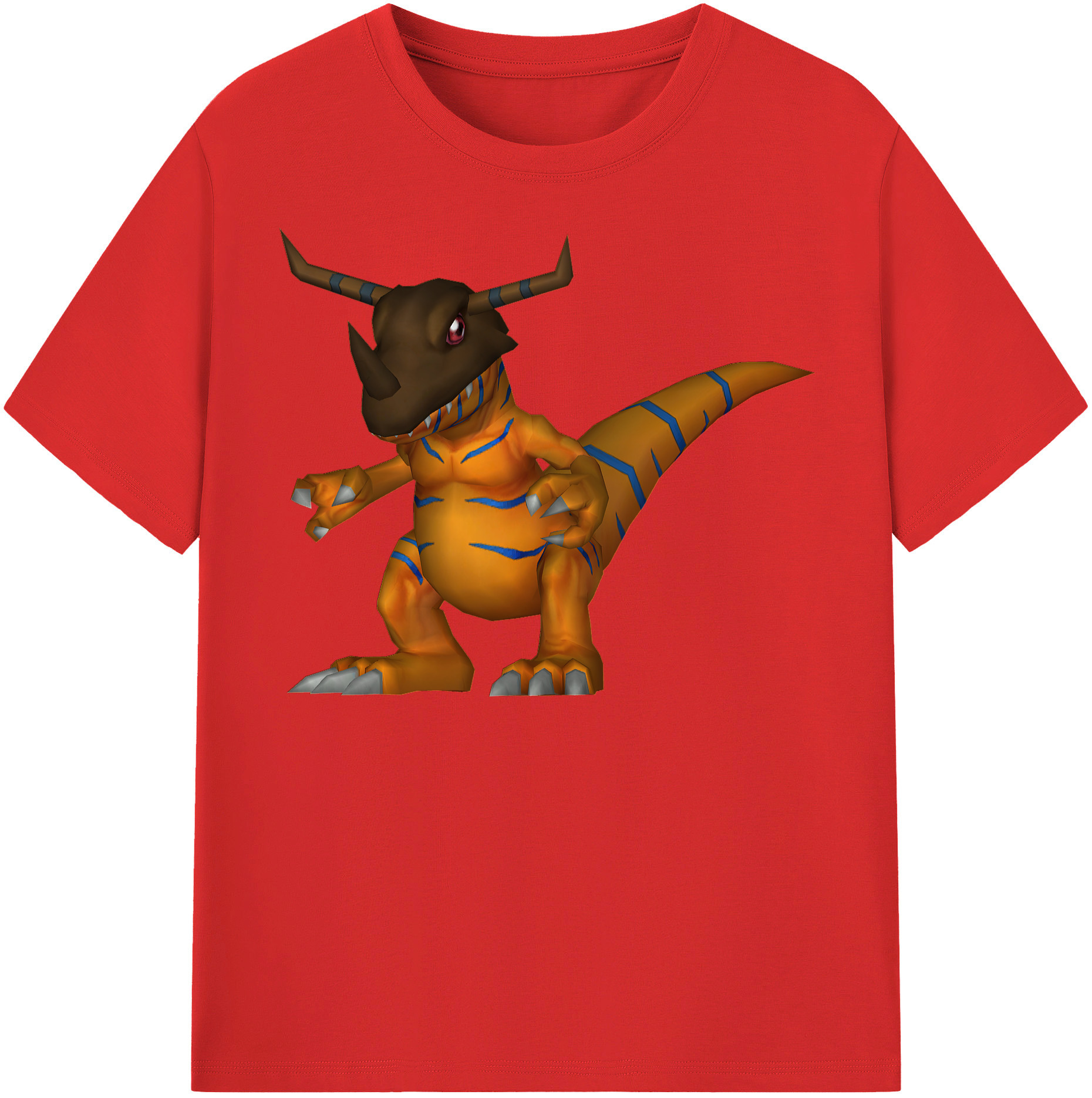 （画像用） Digimon デジタルモンスター/デジモン レディースカジュアルプリントTシャツ（綿100％）