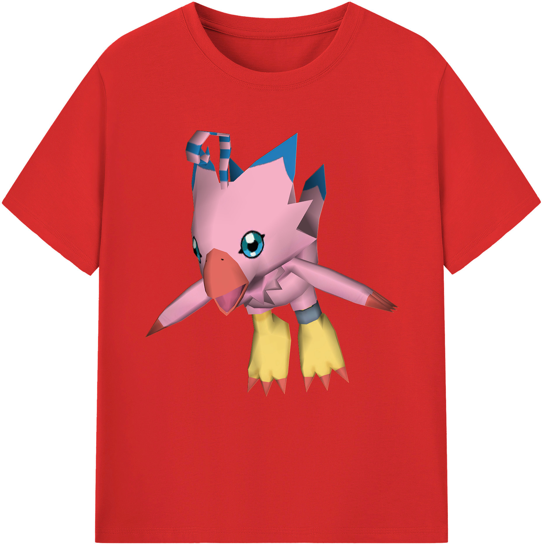 （画像用） Digimon デジタルモンスター/デジモン レディースカジュアルプリントTシャツ（綿100％）