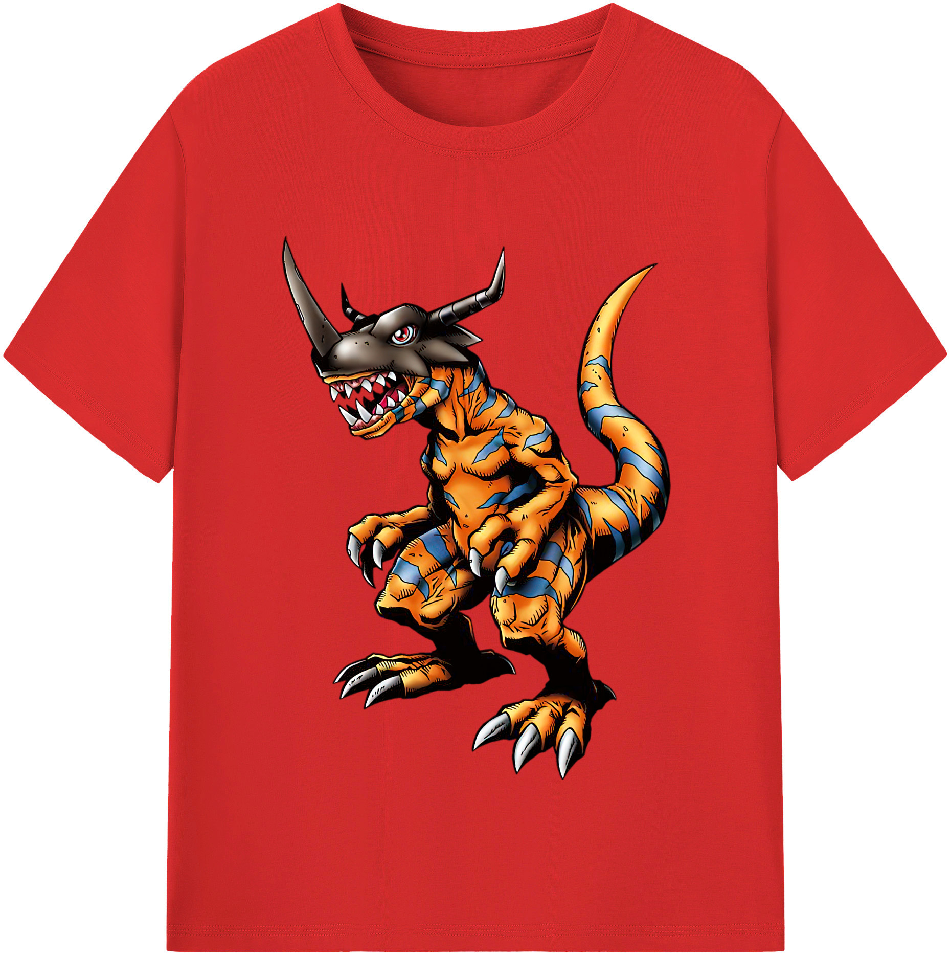 （画像用） Digimon デジタルモンスター/デジモン レディースカジュアルプリントTシャツ（綿100％）