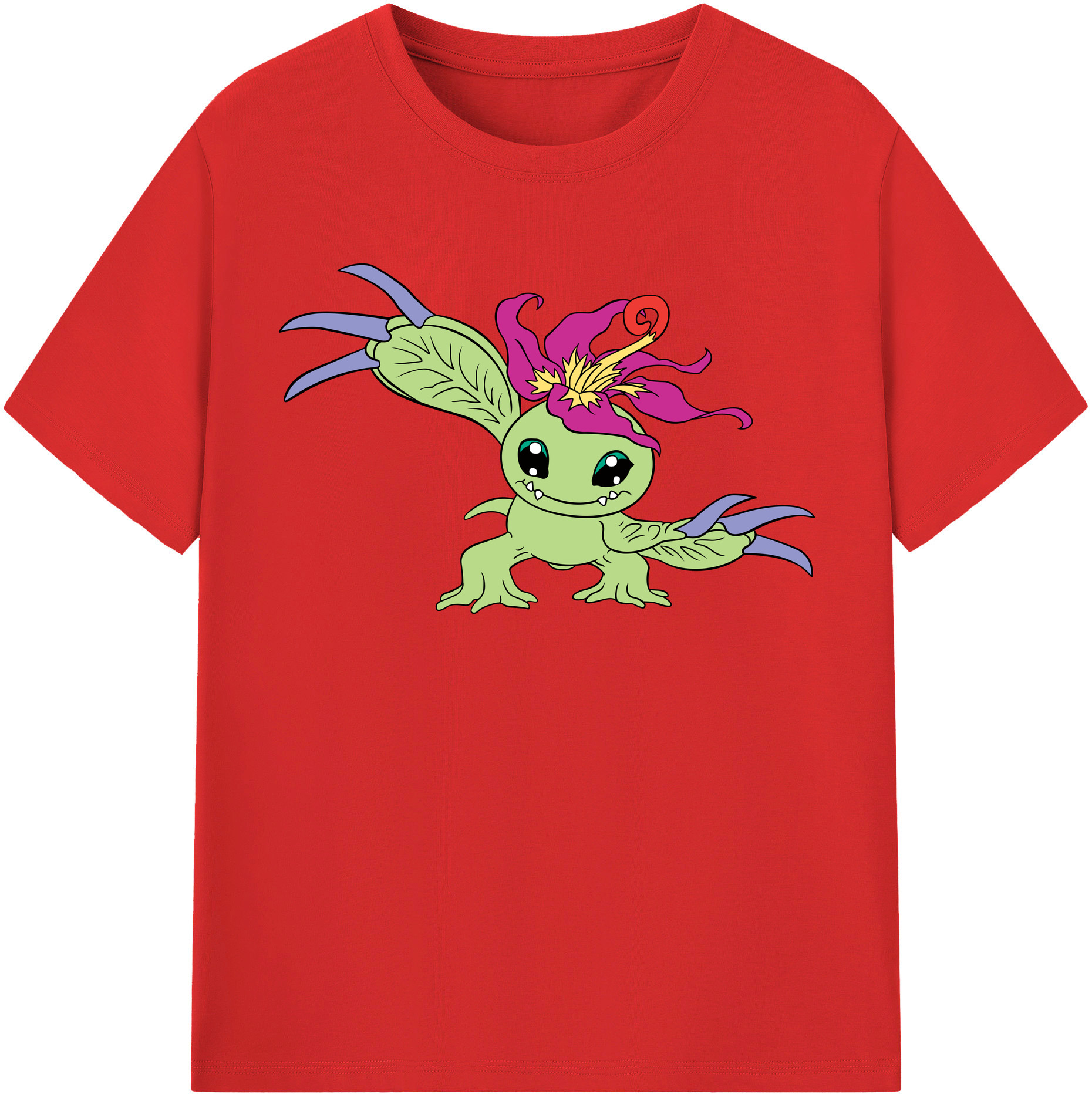 （画像用） Digimon デジタルモンスター/デジモン レディースカジュアルプリントTシャツ（綿100％）