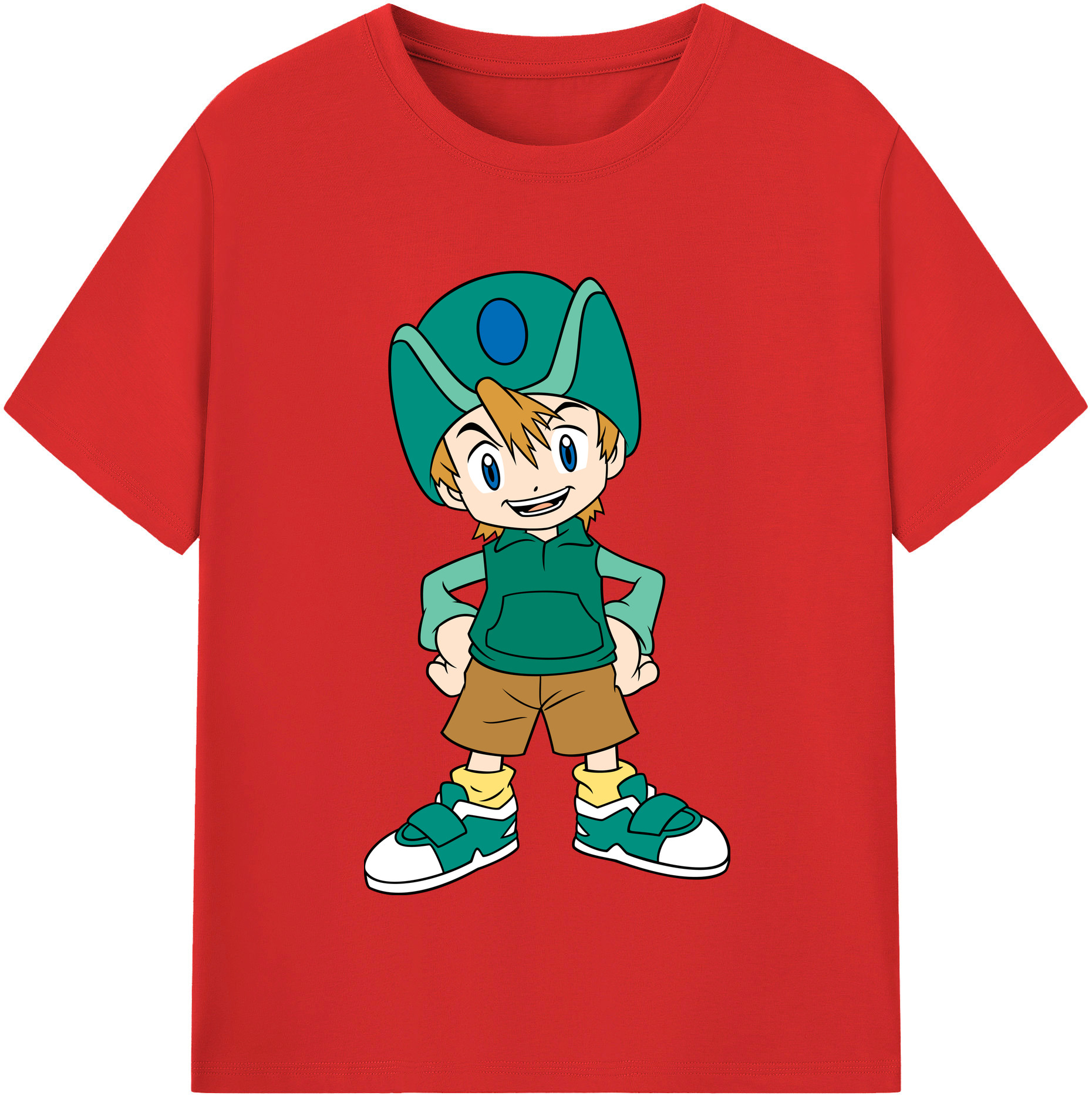 （画像用） Digimon デジタルモンスター/デジモン レディースカジュアルプリントTシャツ（綿100％）
