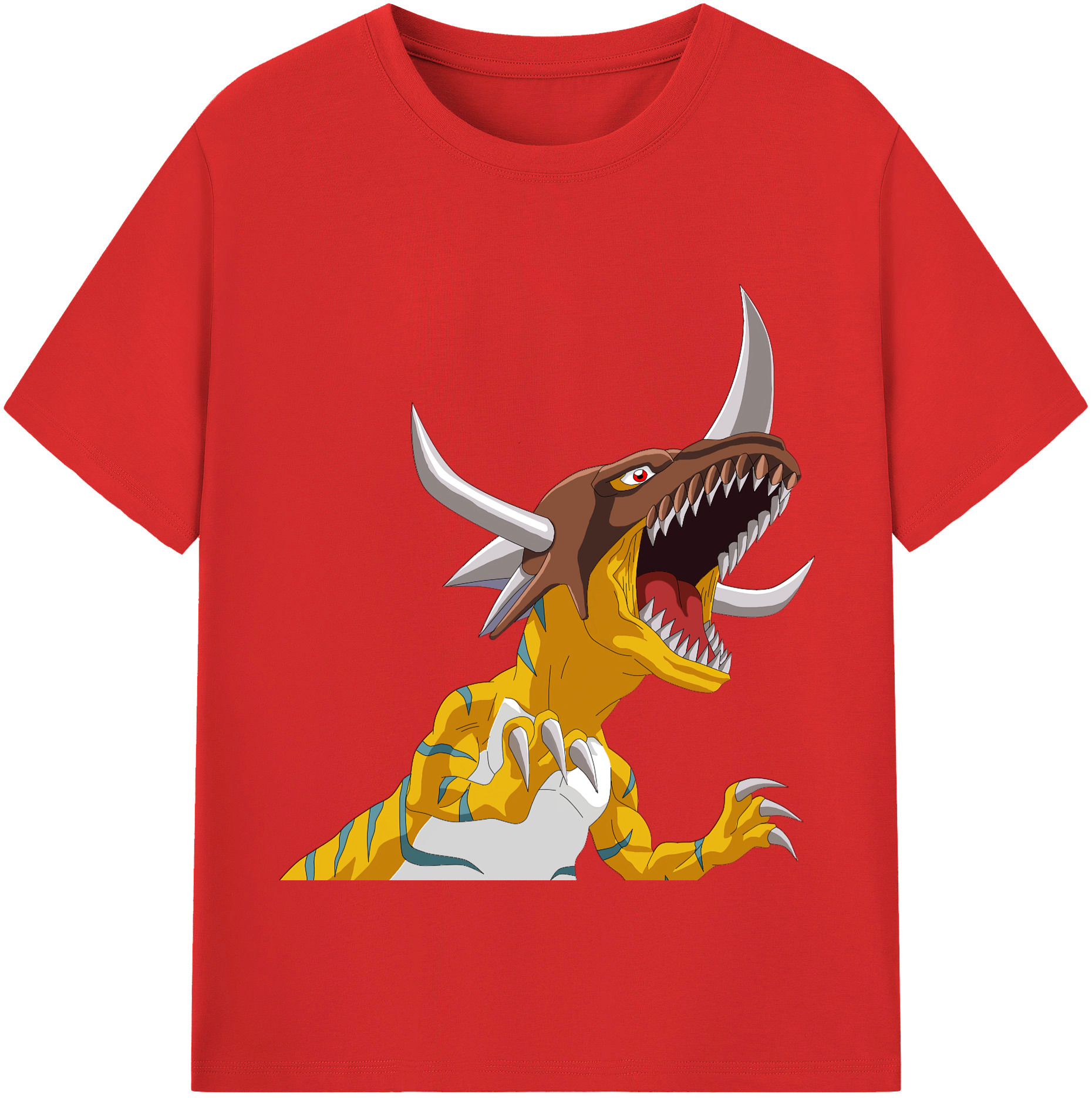 （画像用） Digimon デジタルモンスター/デジモン レディースカジュアルプリントTシャツ（綿100％）