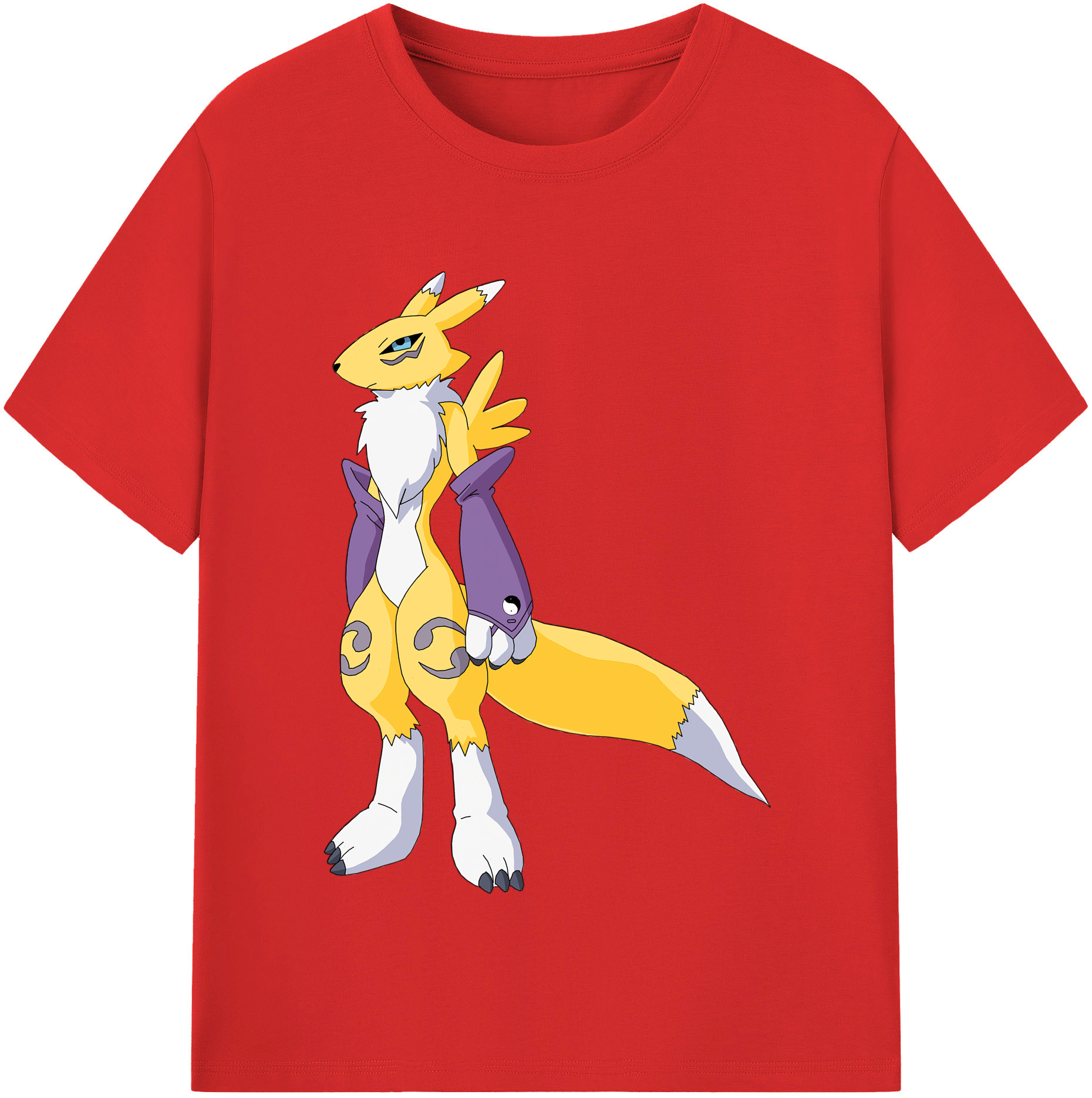 （画像用） Digimon デジタルモンスター/デジモン レディースカジュアルプリントTシャツ（綿100％）