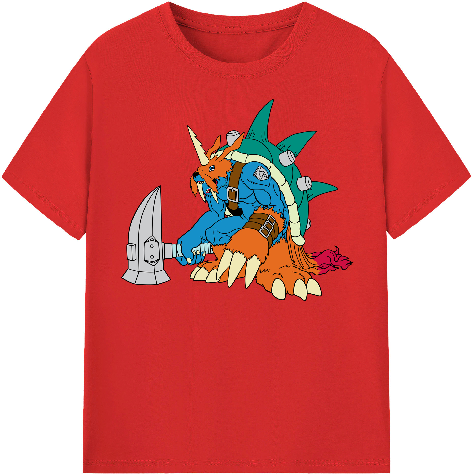 （画像用） Digimon デジタルモンスター/デジモン レディースカジュアルプリントTシャツ（綿100％）