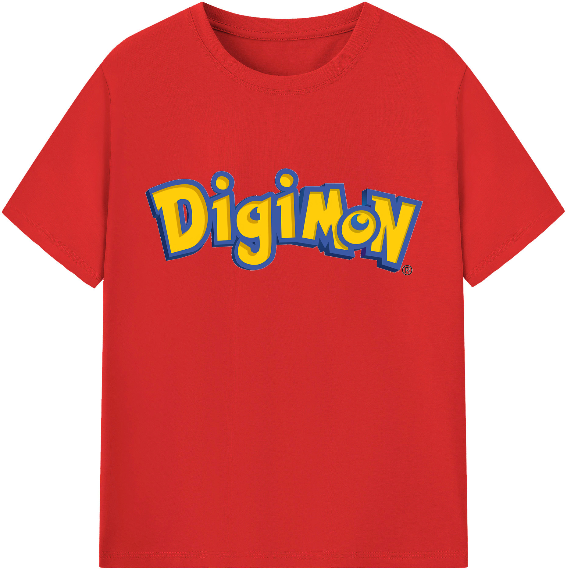 （画像用） Digimon デジタルモンスター/デジモン レディースカジュアルプリントTシャツ（綿100％）