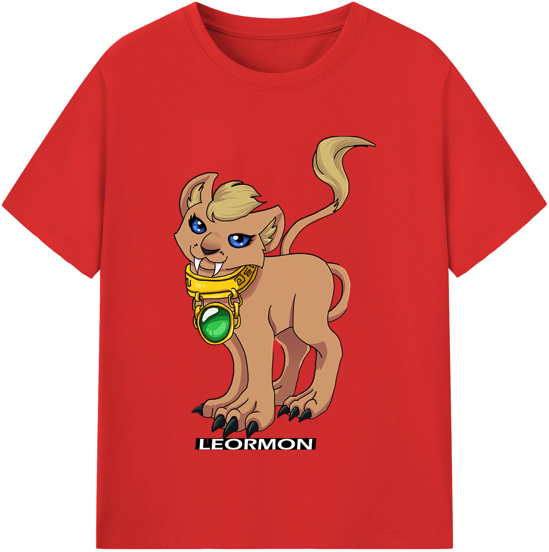 （画像用） Digimon デジタルモンスター/デジモン レディースカジュアルプリントTシャツ（綿100％）