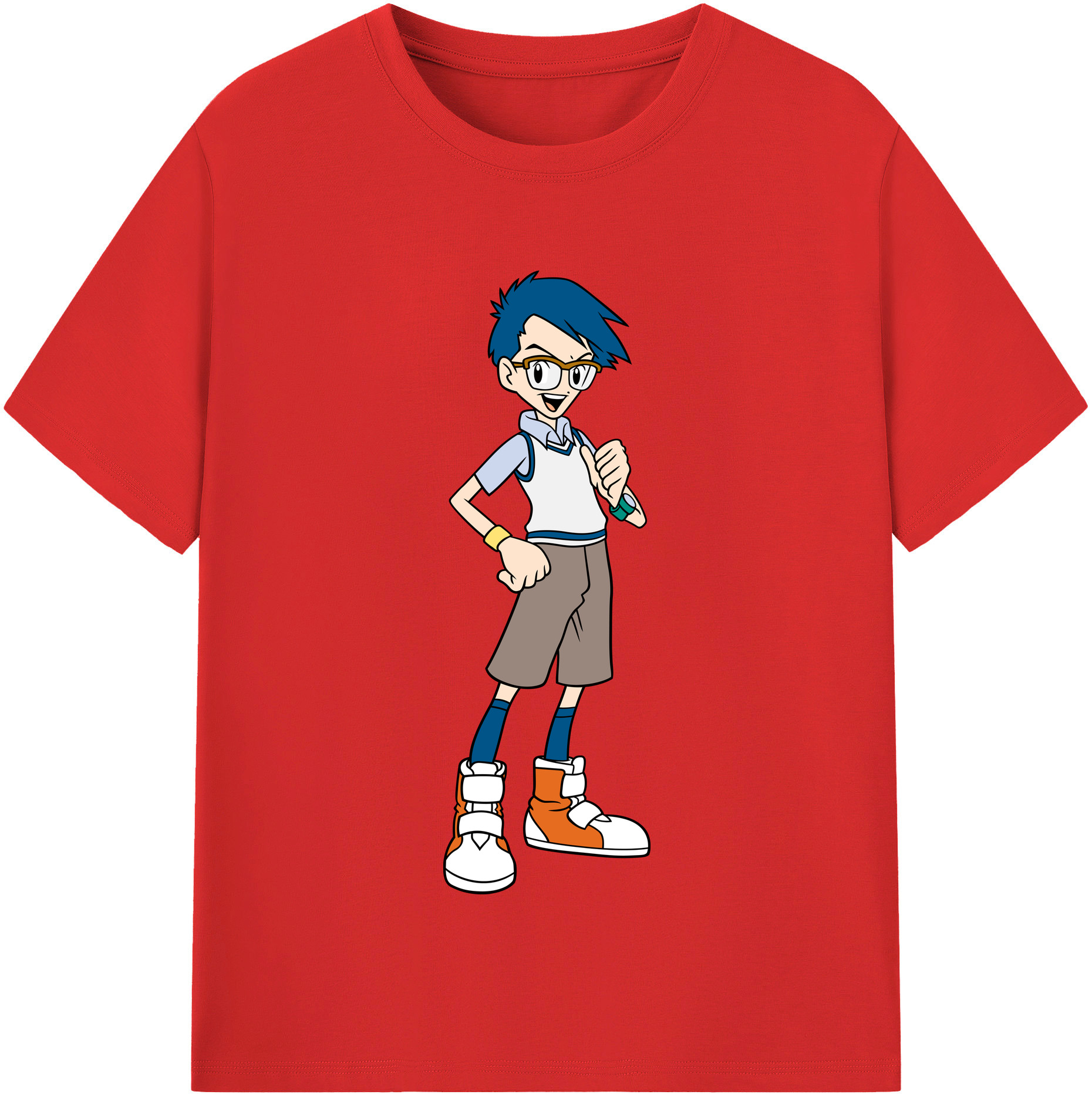 （画像用） Digimon デジタルモンスター/デジモン レディースカジュアルプリントTシャツ（綿100％）