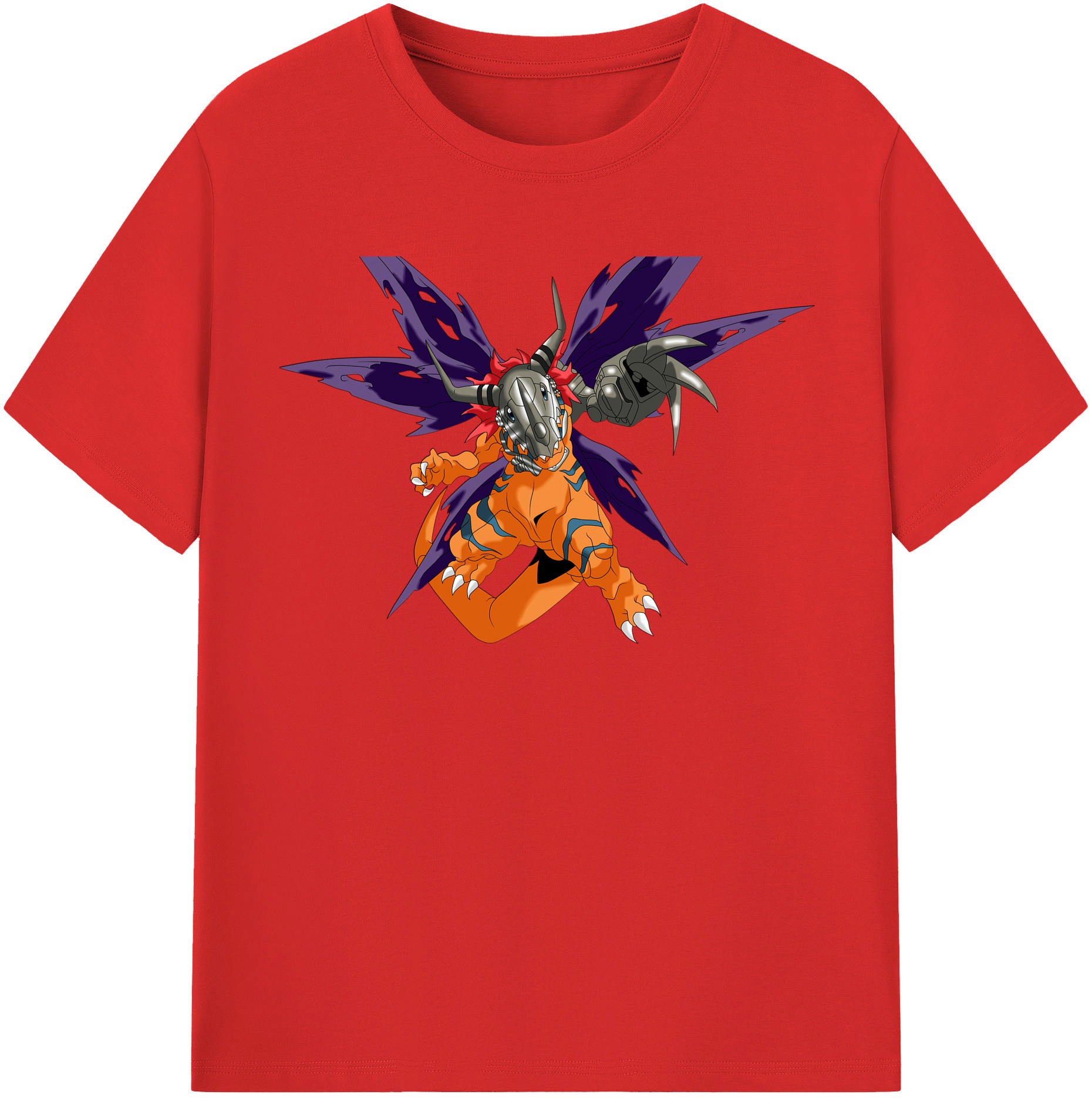 （画像用） Digimon デジタルモンスター/デジモン レディースカジュアルプリントTシャツ（綿100％）