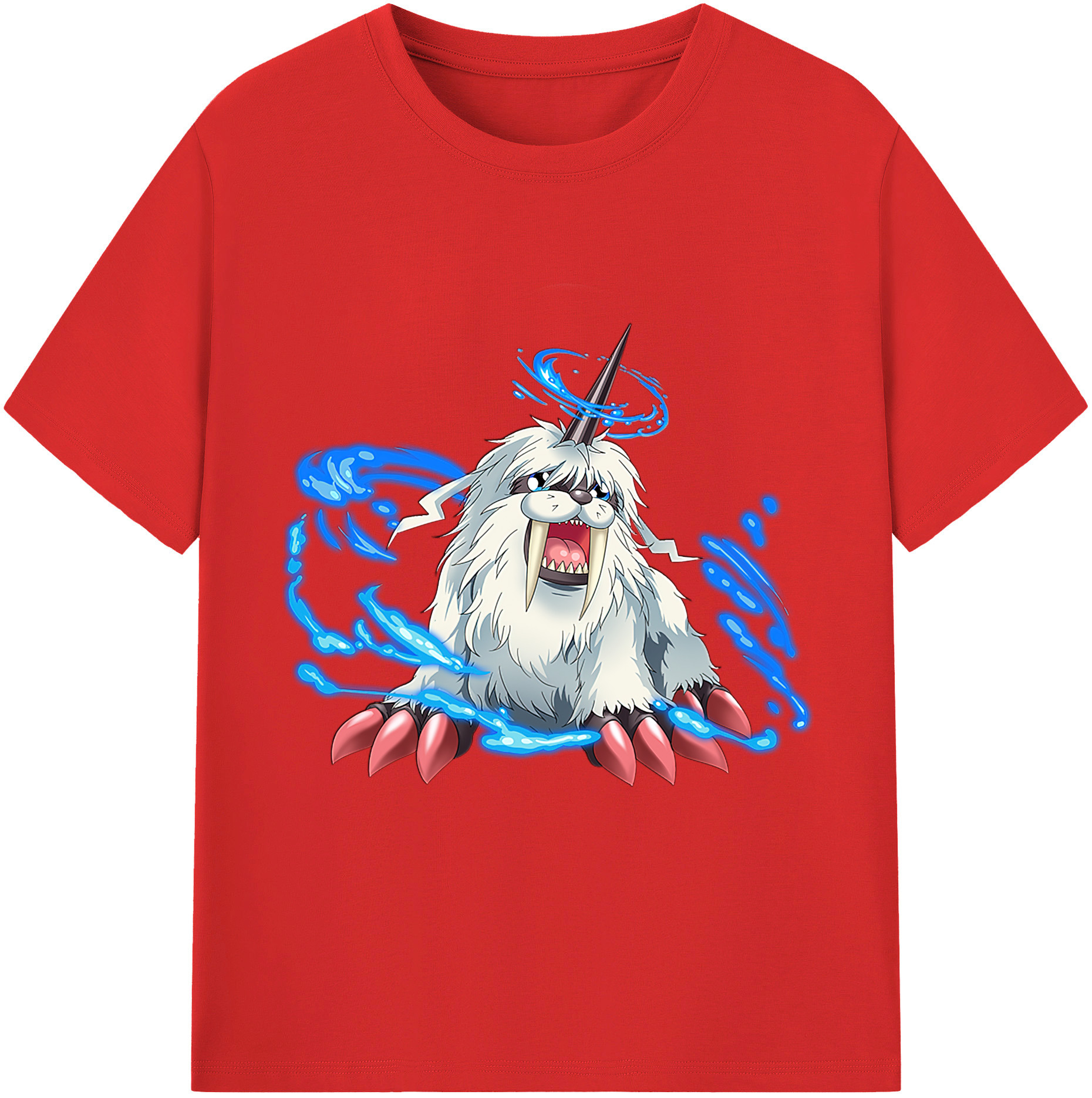 （画像用） Digimon デジタルモンスター/デジモン レディースカジュアルプリントTシャツ（綿100％）