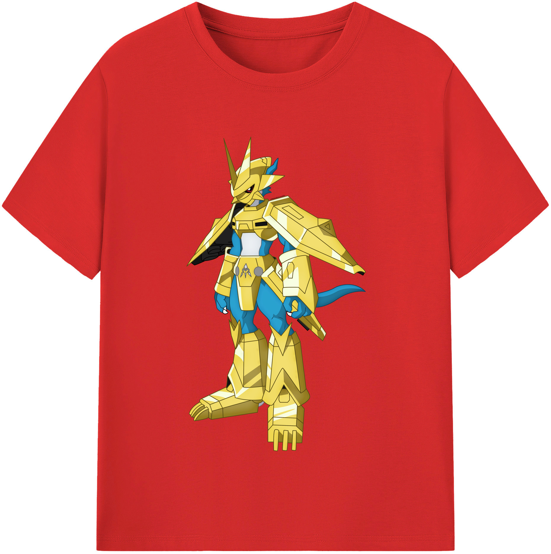 （画像用） Digimon デジタルモンスター/デジモン レディースカジュアルプリントTシャツ（綿100％）