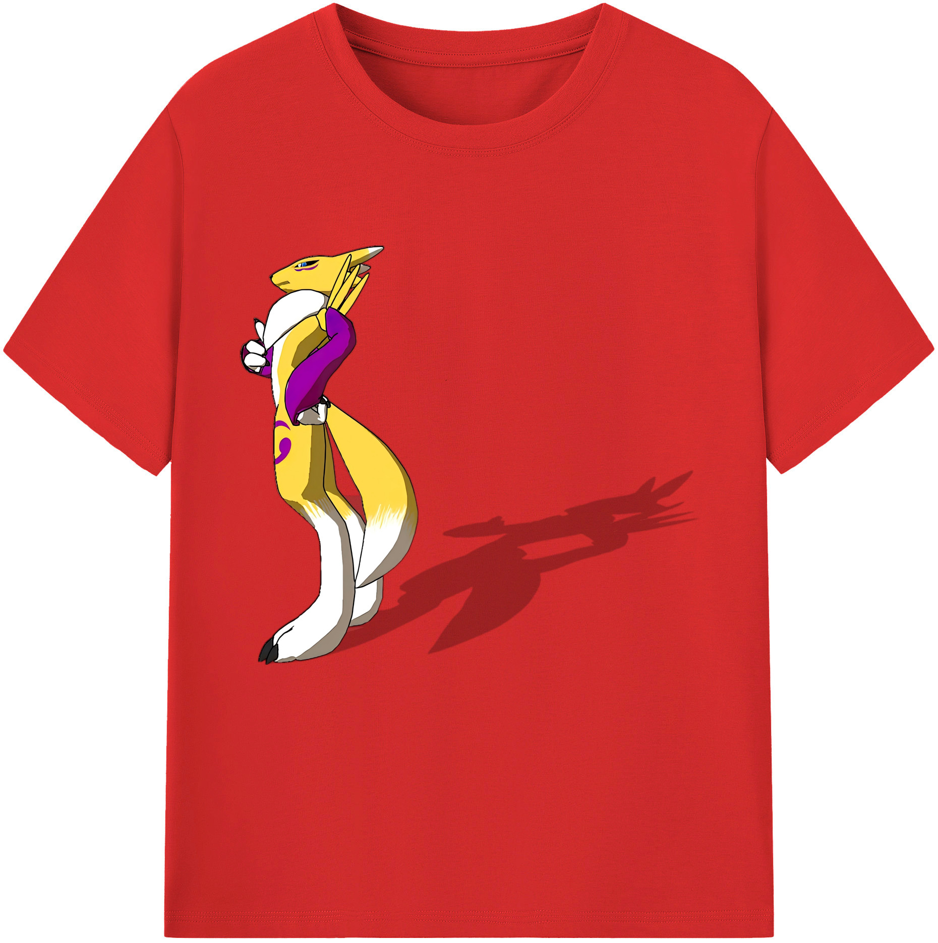 （画像用） Digimon デジタルモンスター/デジモン レディースカジュアルプリントTシャツ（綿100％）