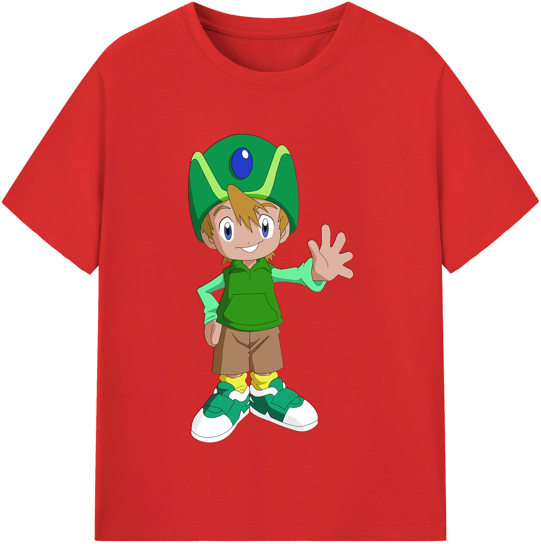（画像用） Digimon デジタルモンスター/デジモン レディースカジュアルプリントTシャツ（綿100％）
