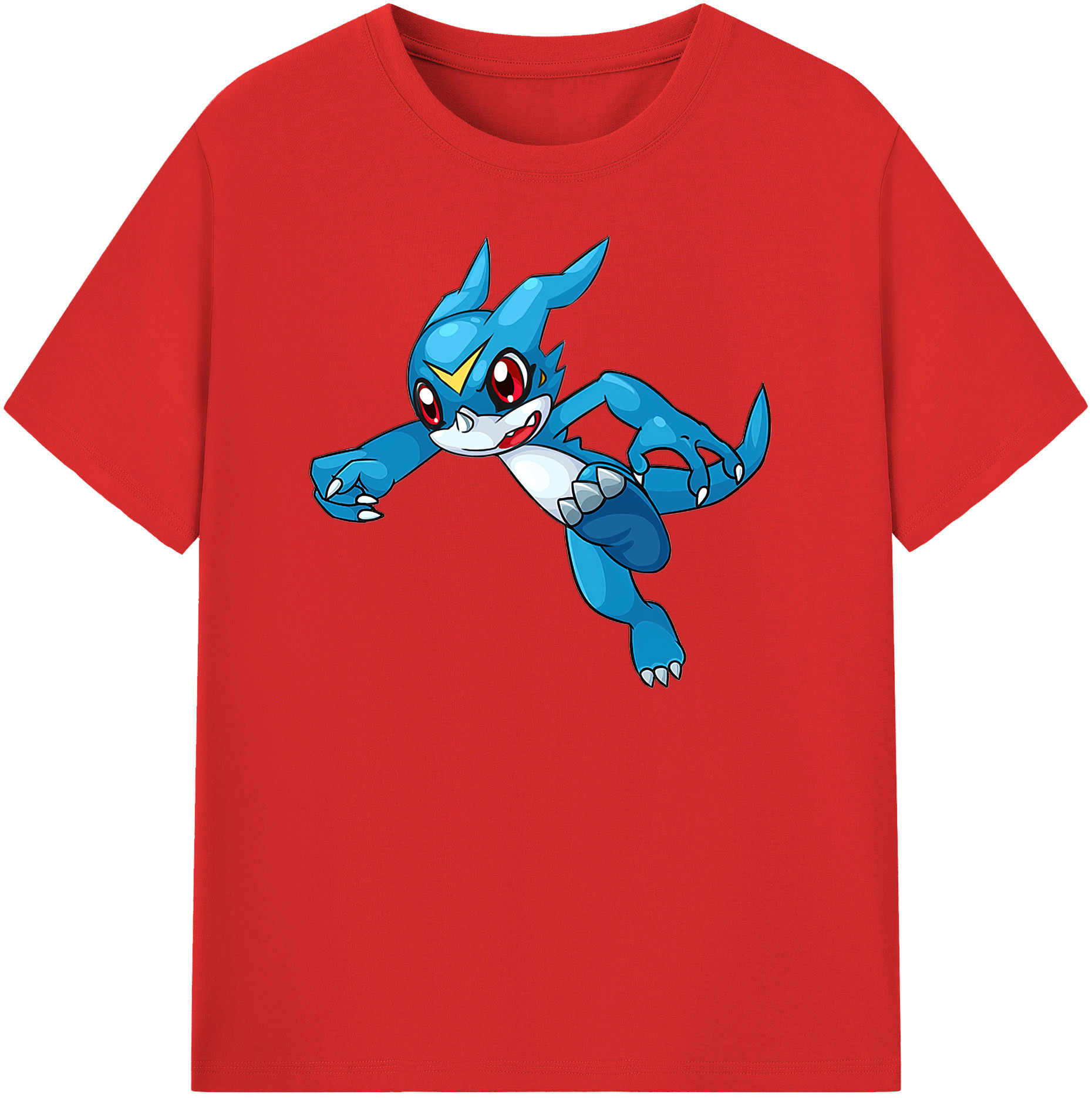 （画像用） Digimon デジタルモンスター/デジモン レディースカジュアルプリントTシャツ（綿100％）