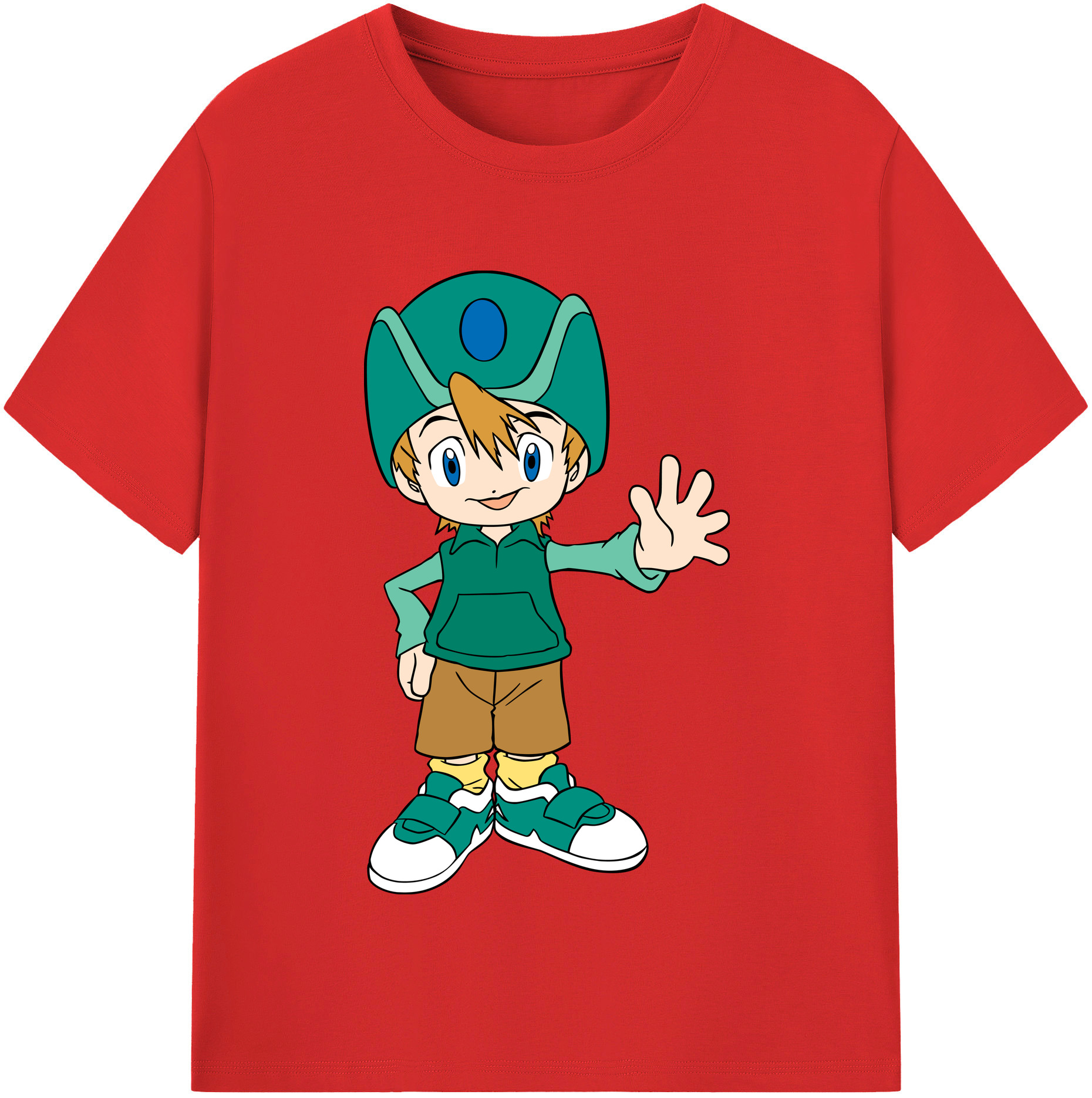（画像用） Digimon デジタルモンスター/デジモン レディースカジュアルプリントTシャツ（綿100％）