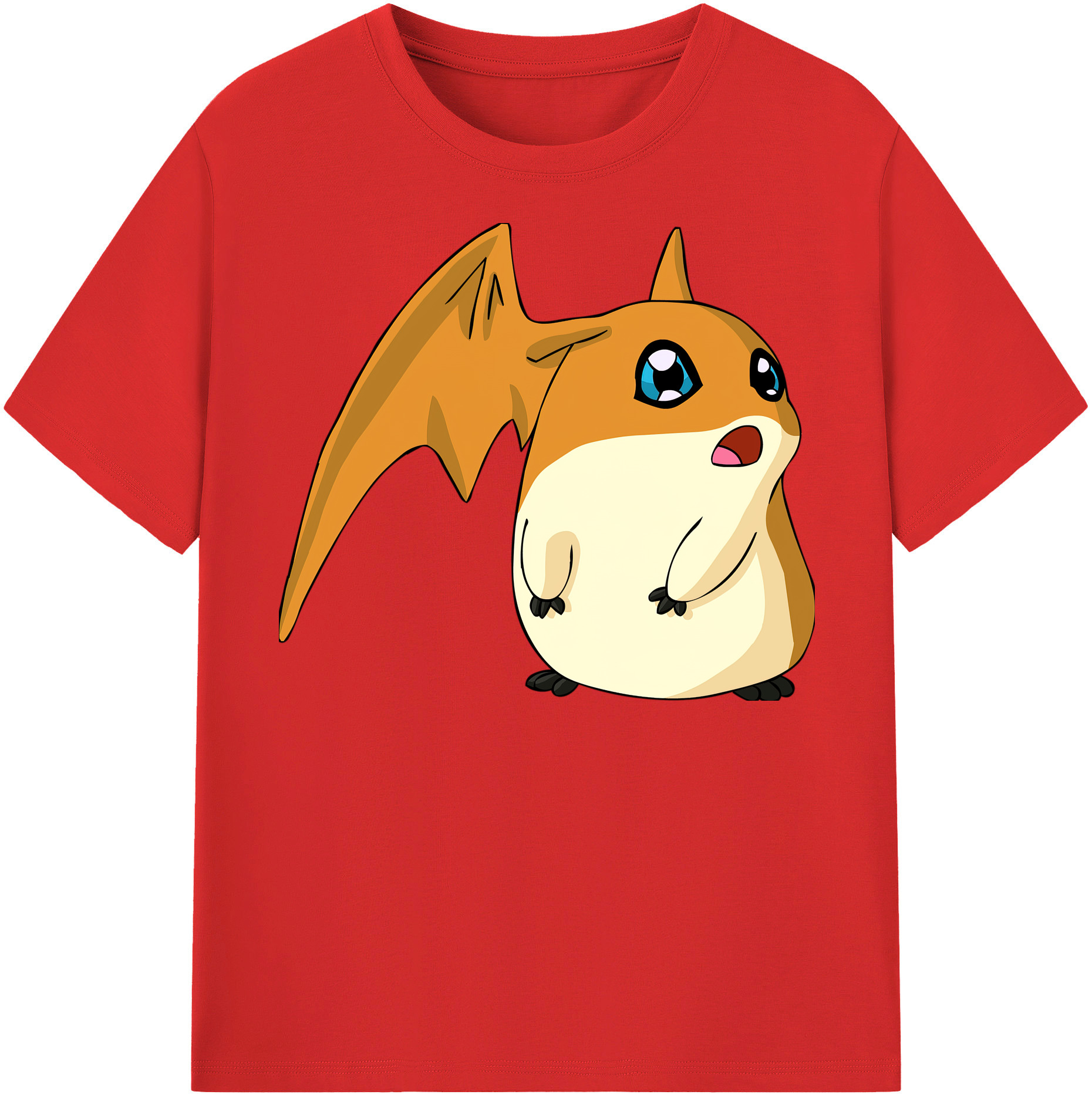 （画像用） Digimon デジタルモンスター/デジモン レディースカジュアルプリントTシャツ（綿100％）