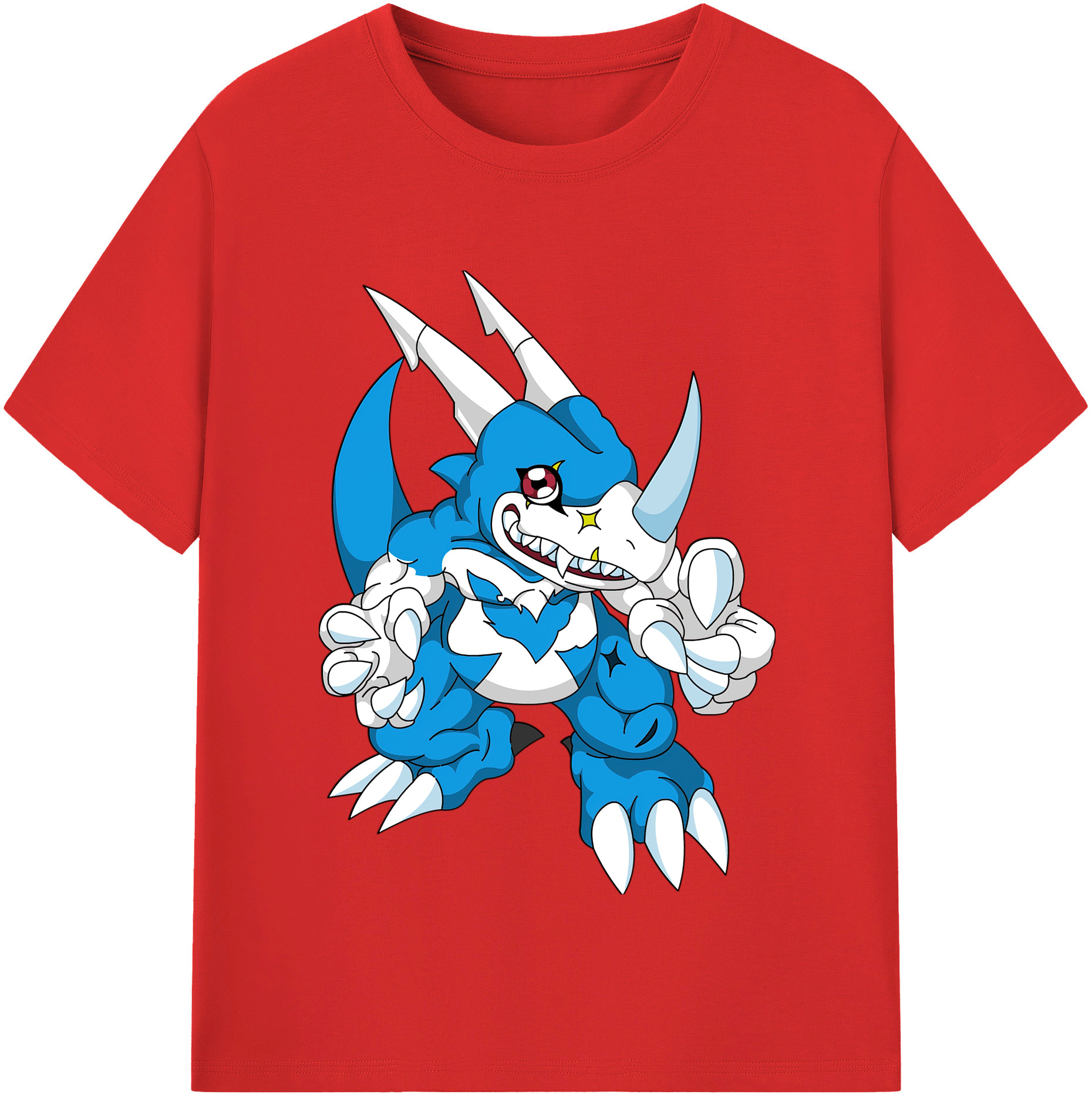 （画像用） Digimon デジタルモンスター/デジモン レディースカジュアルプリントTシャツ（綿100％）