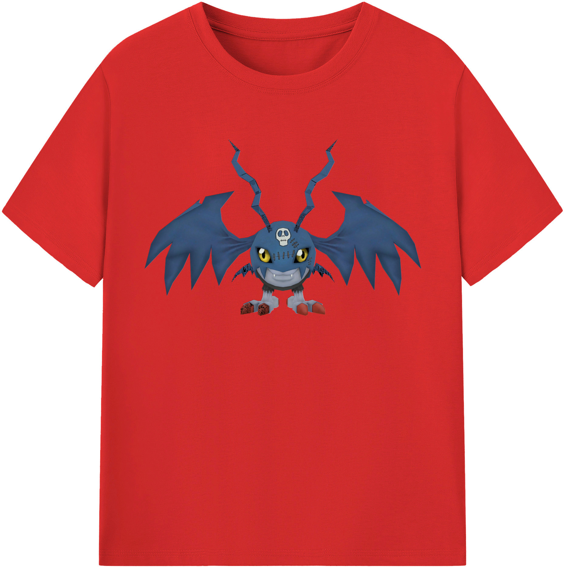 （画像用） Digimon デジタルモンスター/デジモン レディースカジュアルプリントTシャツ（綿100％）