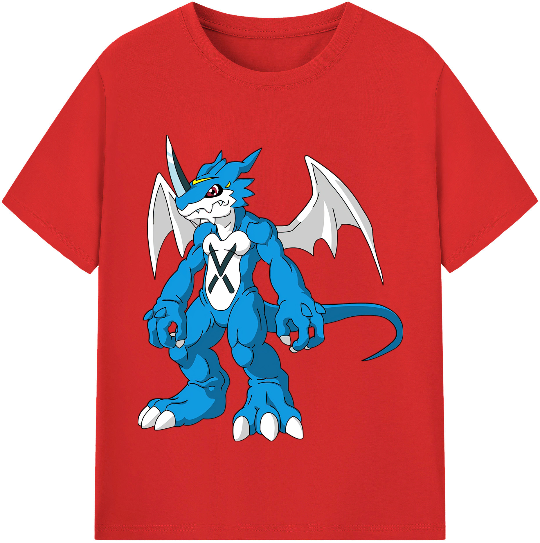 （画像用） Digimon デジタルモンスター/デジモン レディースカジュアルプリントTシャツ（綿100％）