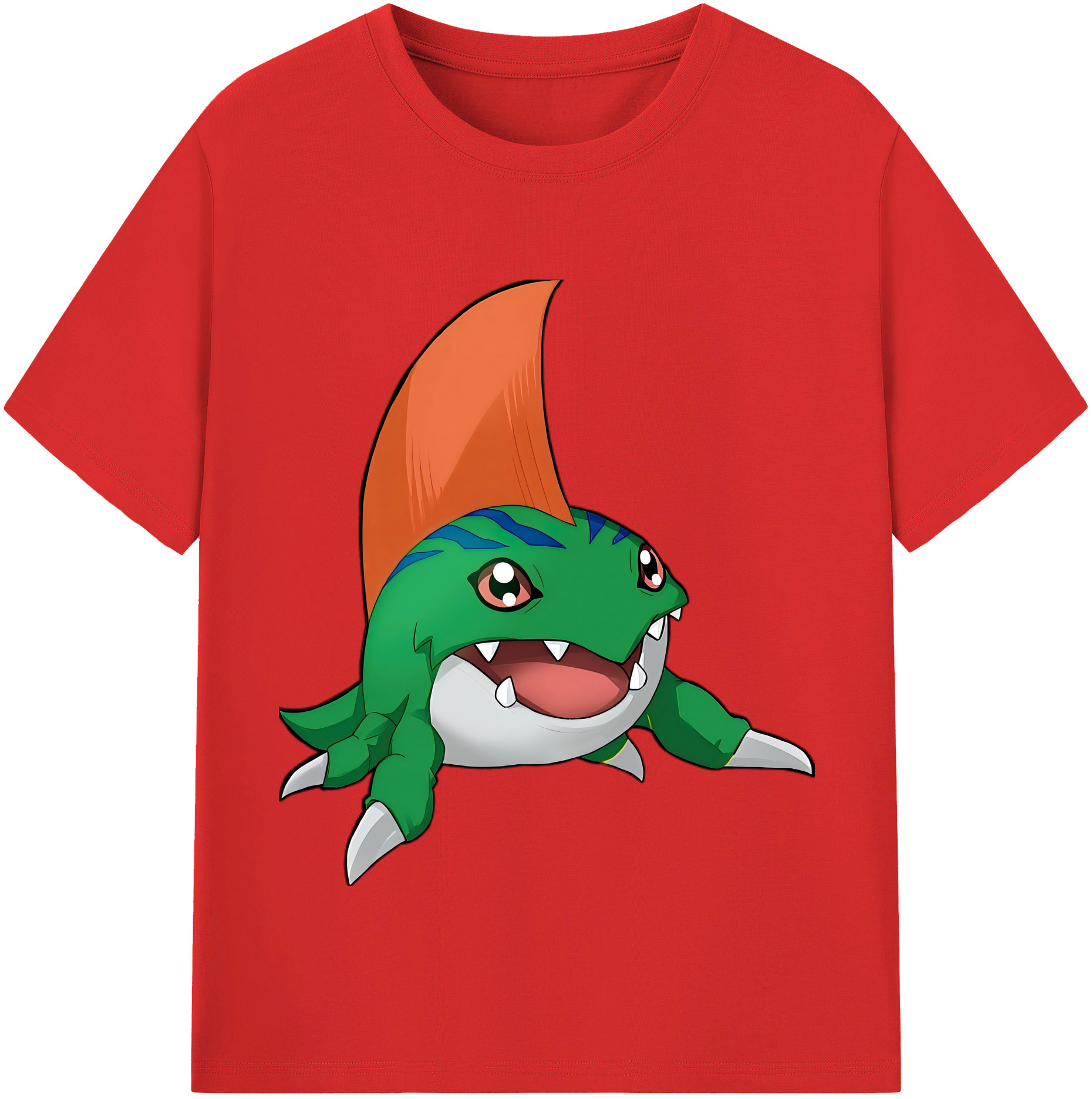 （画像用） Digimon デジタルモンスター/デジモン レディースカジュアルプリントTシャツ（綿100％）