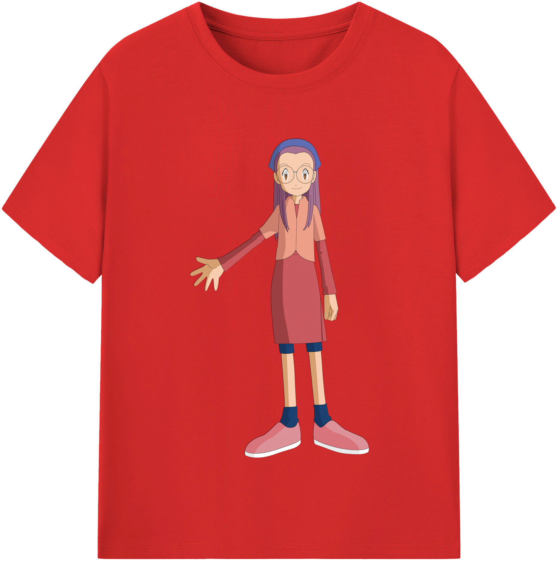 （画像用） Digimon デジタルモンスター/デジモン レディースカジュアルプリントTシャツ（綿100％）