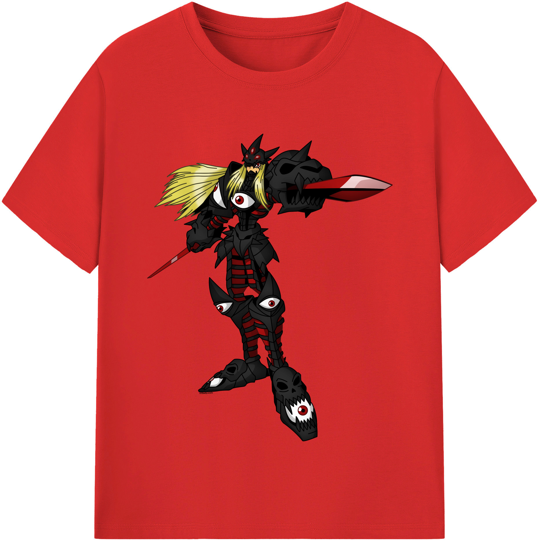 （画像用） Digimon デジタルモンスター/デジモン レディースカジュアルプリントTシャツ（綿100％）