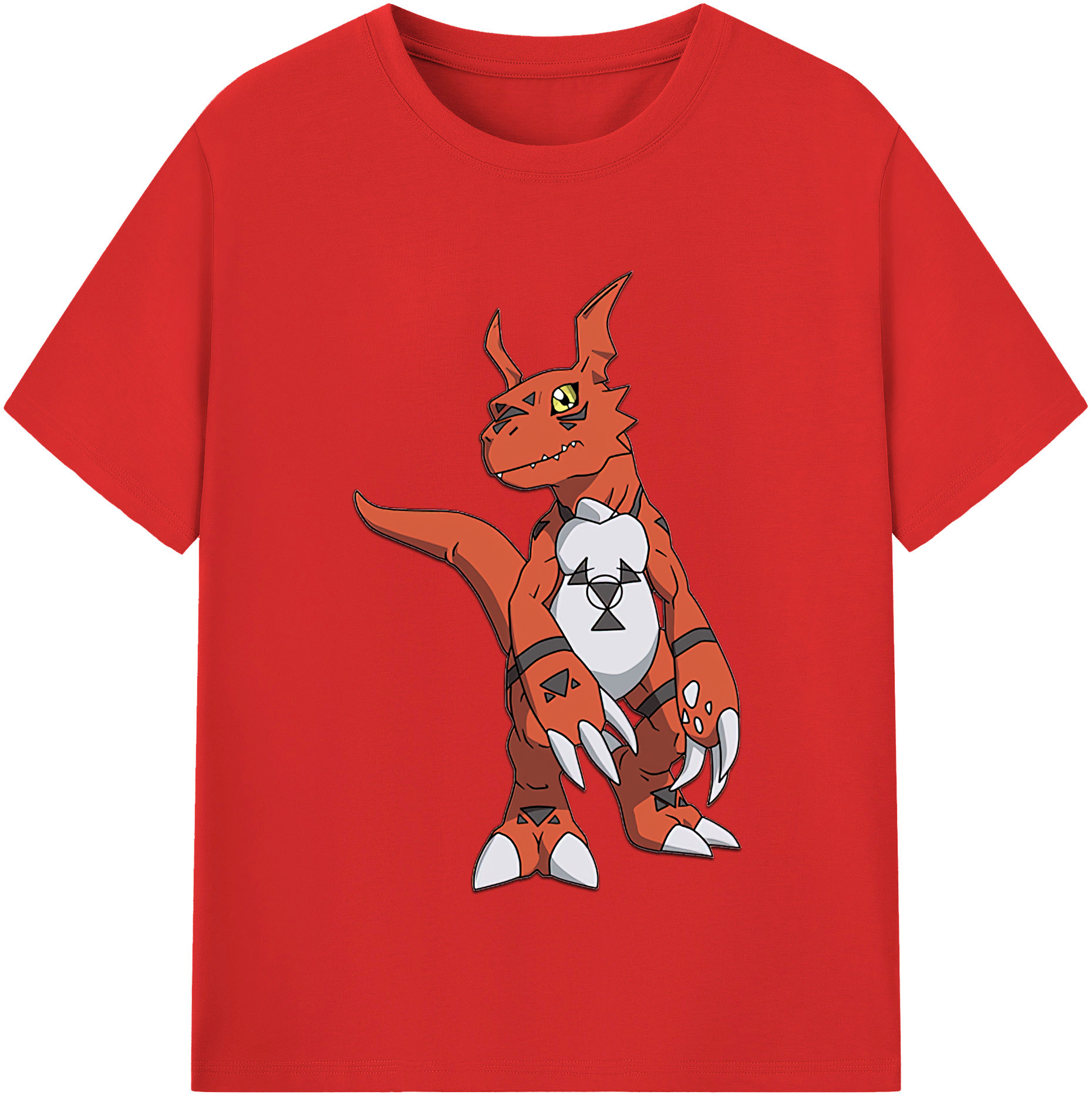 （画像用） Digimon デジタルモンスター/デジモン レディースカジュアルプリントTシャツ（綿100％）