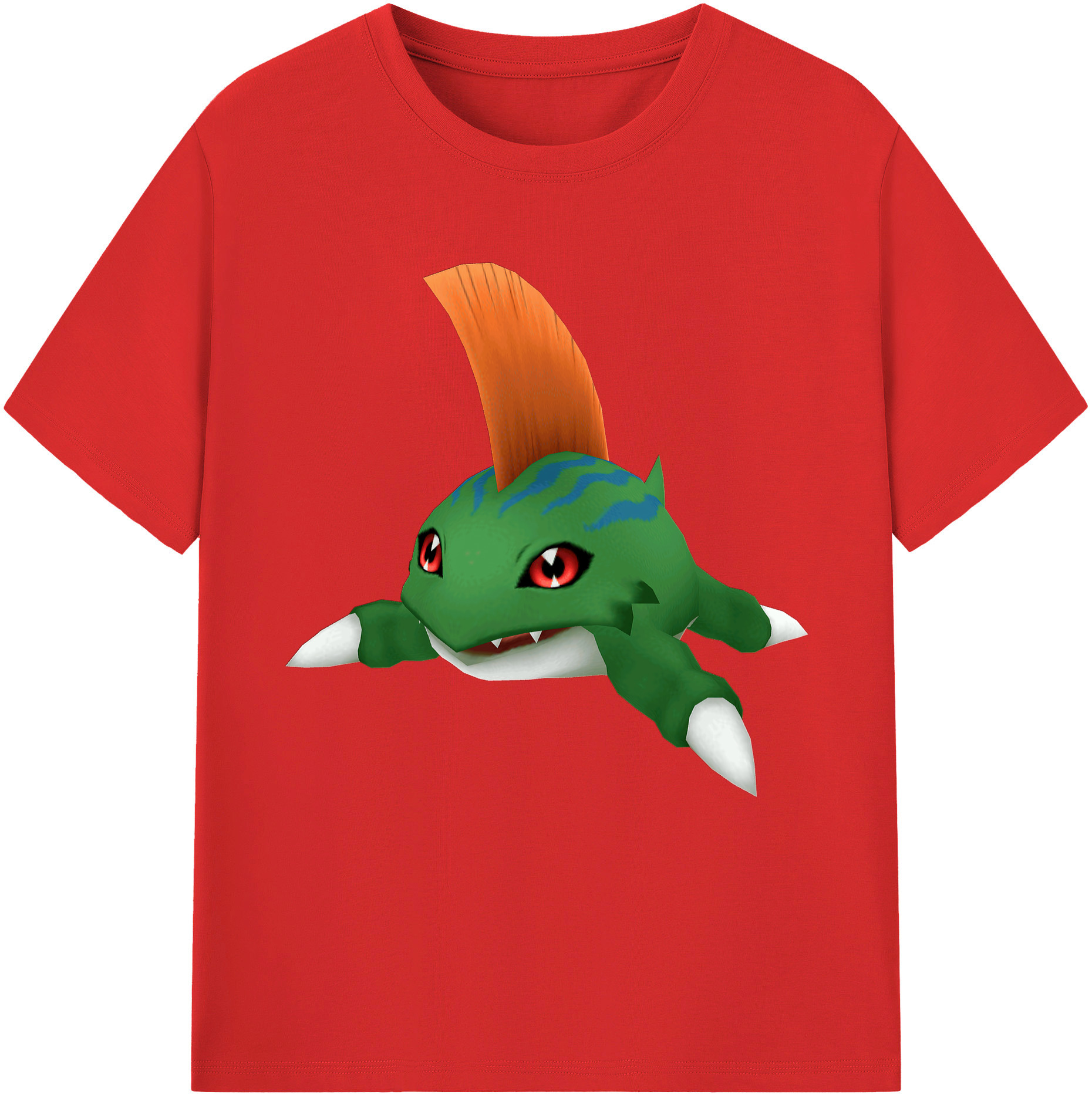 （画像用） Digimon デジタルモンスター/デジモン レディースカジュアルプリントTシャツ（綿100％）