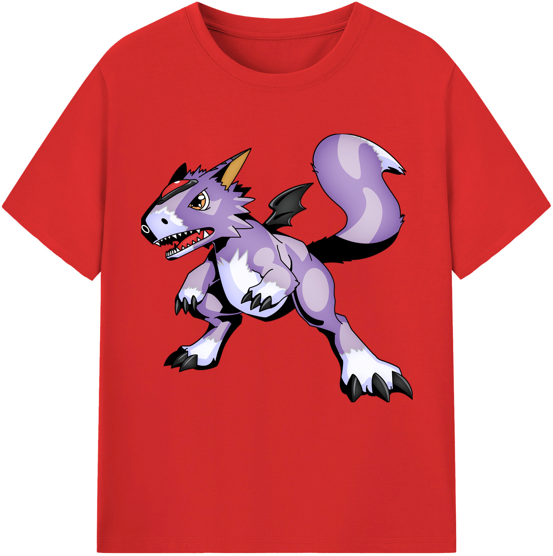 （画像用） Digimon デジタルモンスター/デジモン レディースカジュアルプリントTシャツ（綿100％）