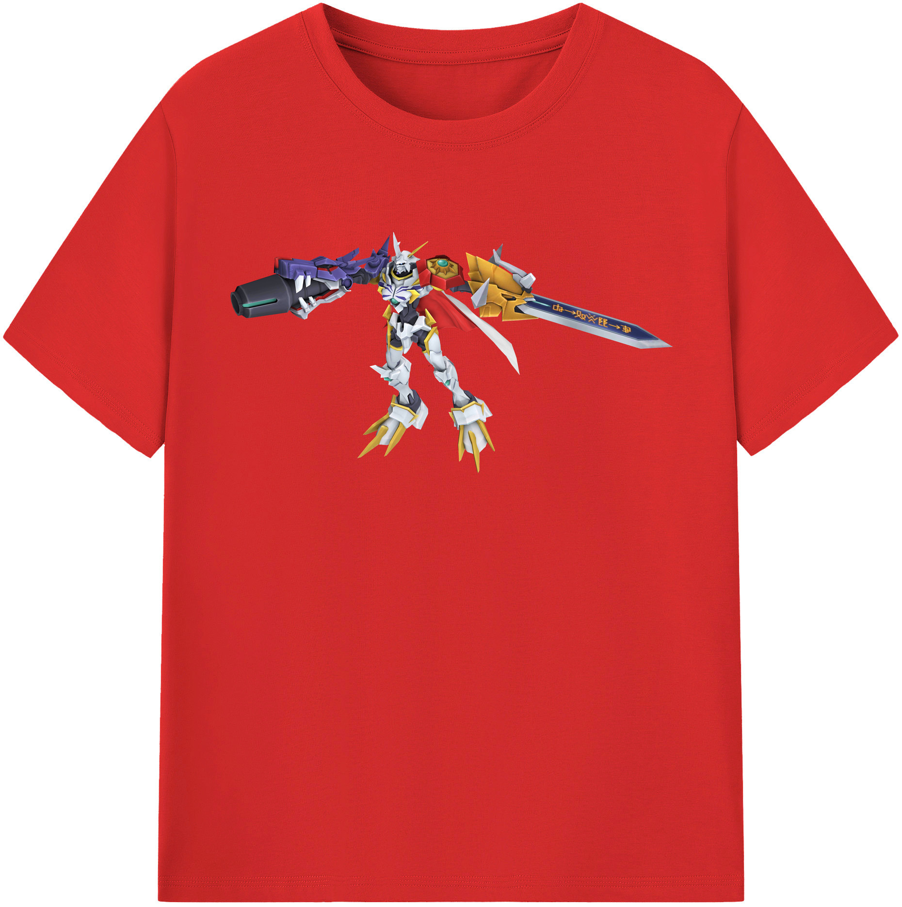 （画像用） Digimon デジタルモンスター/デジモン レディースカジュアルプリントTシャツ（綿100％）