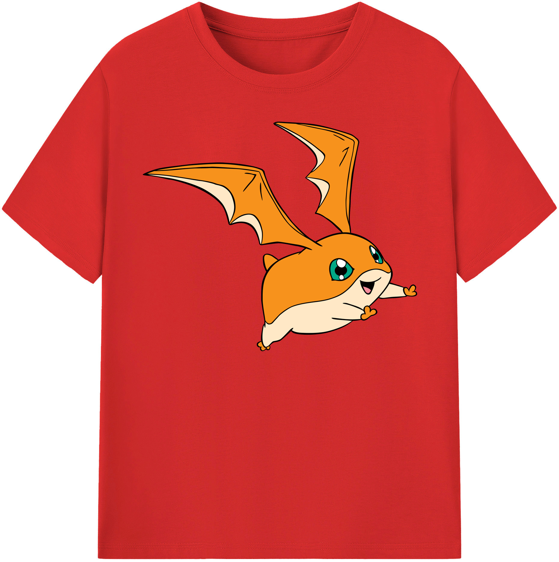（画像用） Digimon デジタルモンスター/デジモン レディースカジュアルプリントTシャツ（綿100％）