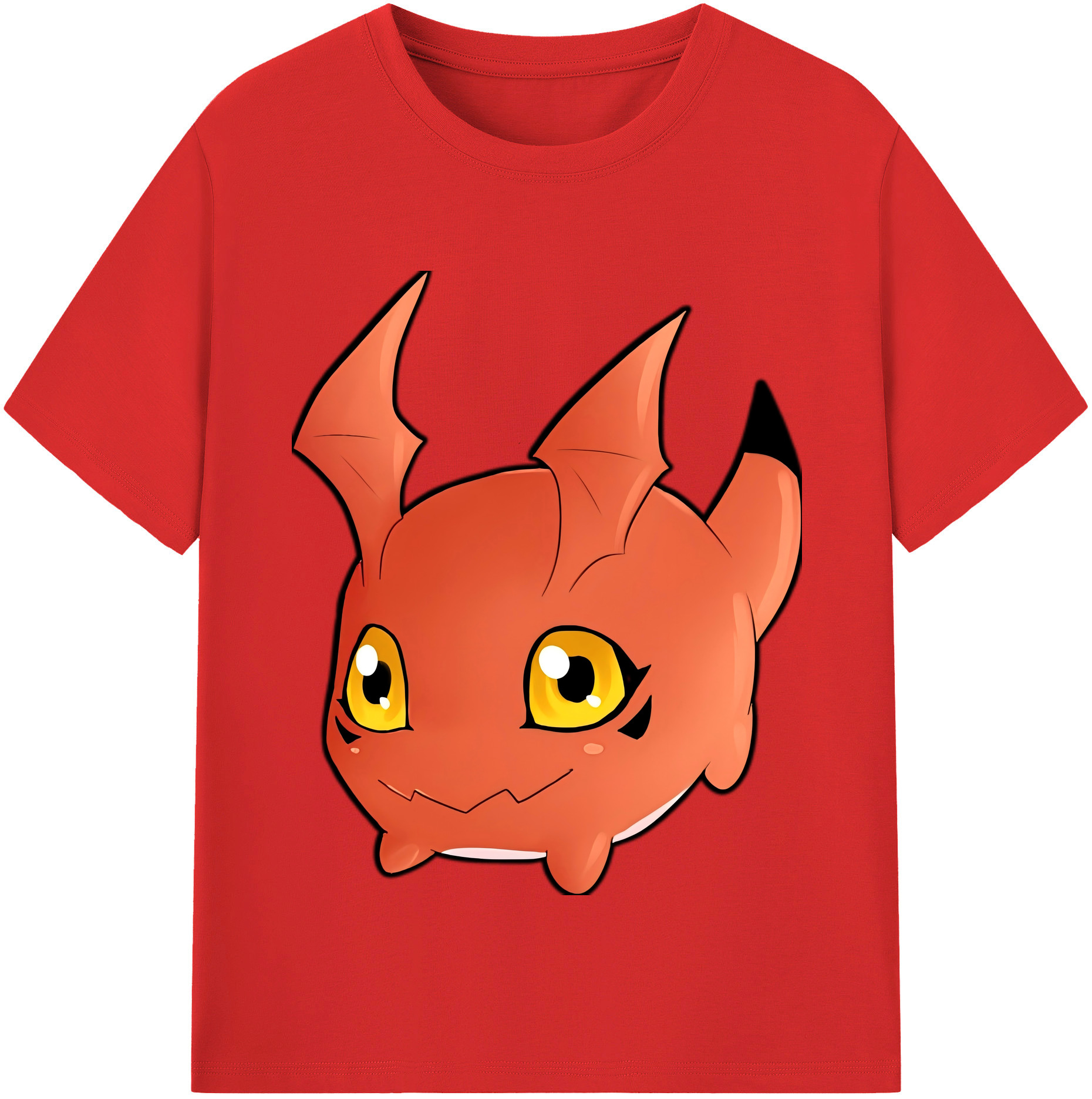 （画像用） Digimon デジタルモンスター/デジモン レディースカジュアルプリントTシャツ（綿100％）