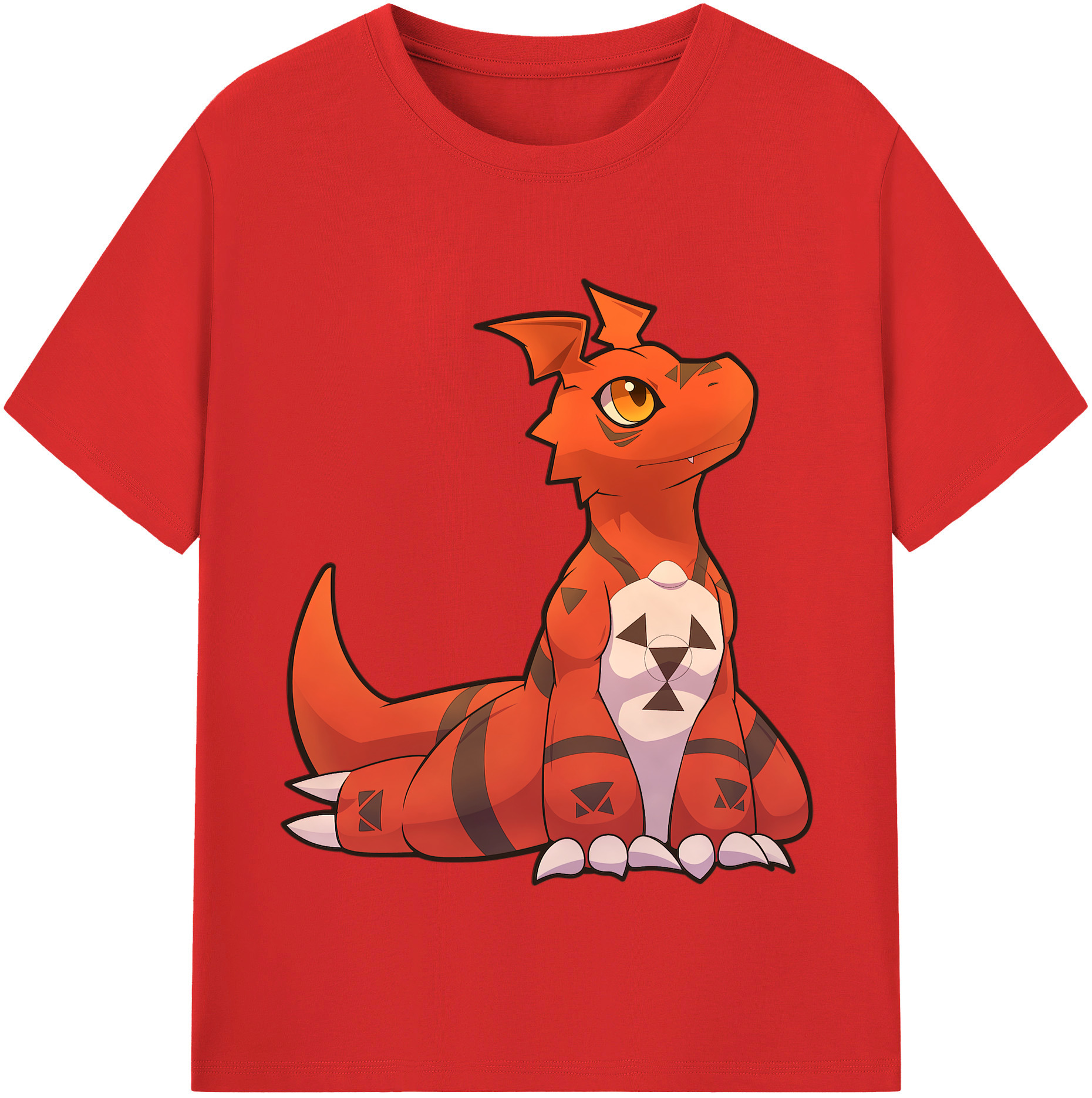 （画像用） Digimon デジタルモンスター/デジモン レディースカジュアルプリントTシャツ（綿100％）