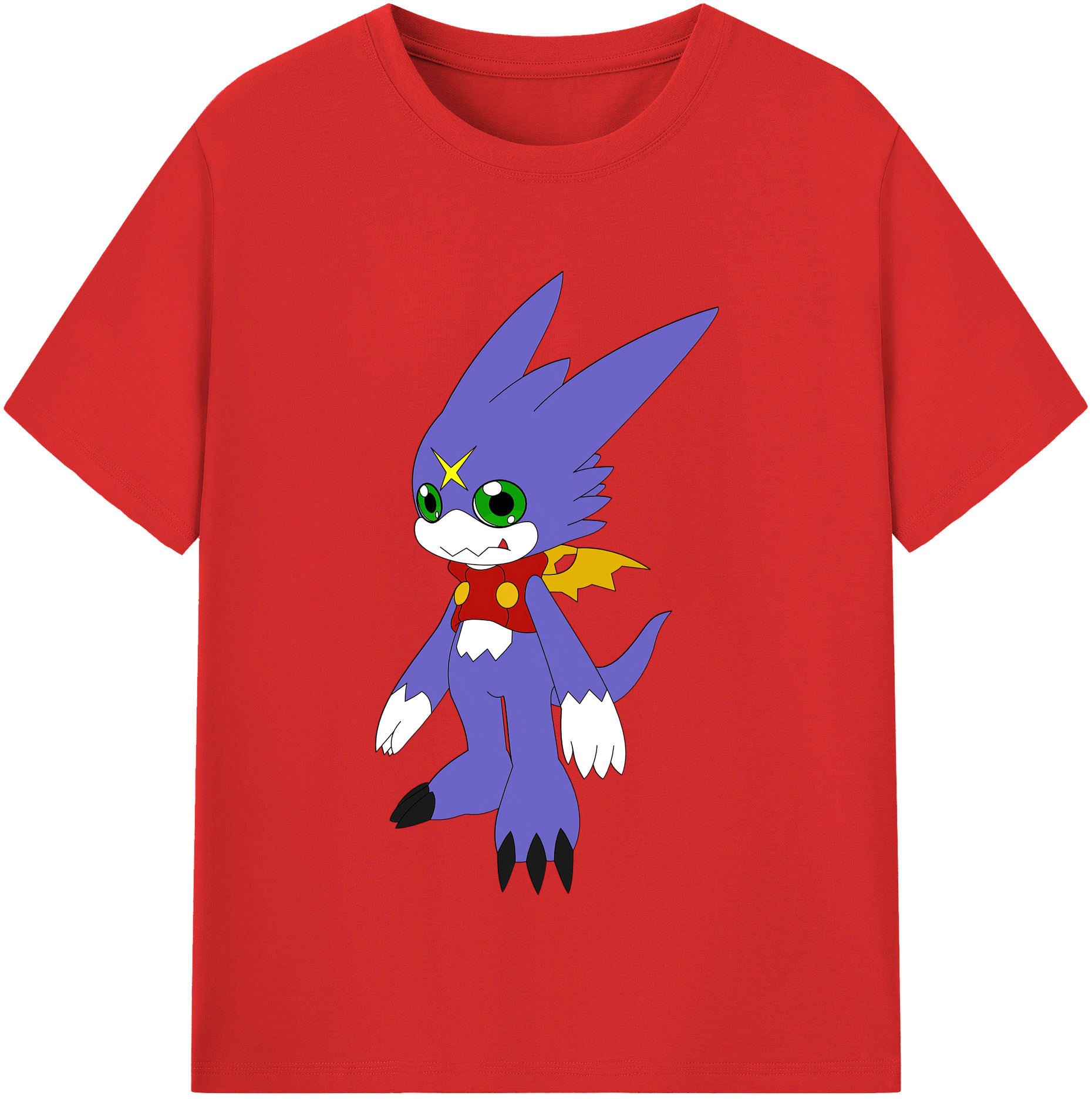（画像用） Digimon デジタルモンスター/デジモン レディースカジュアルプリントTシャツ（綿100％）
