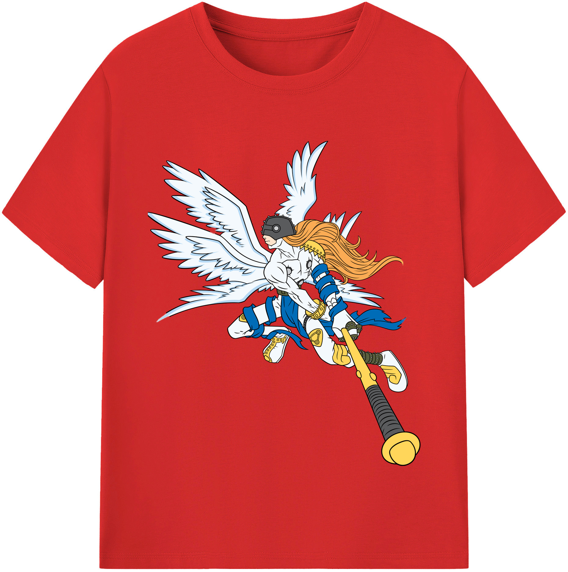 （画像用） Digimon デジタルモンスター/デジモン レディースカジュアルプリントTシャツ（綿100％）
