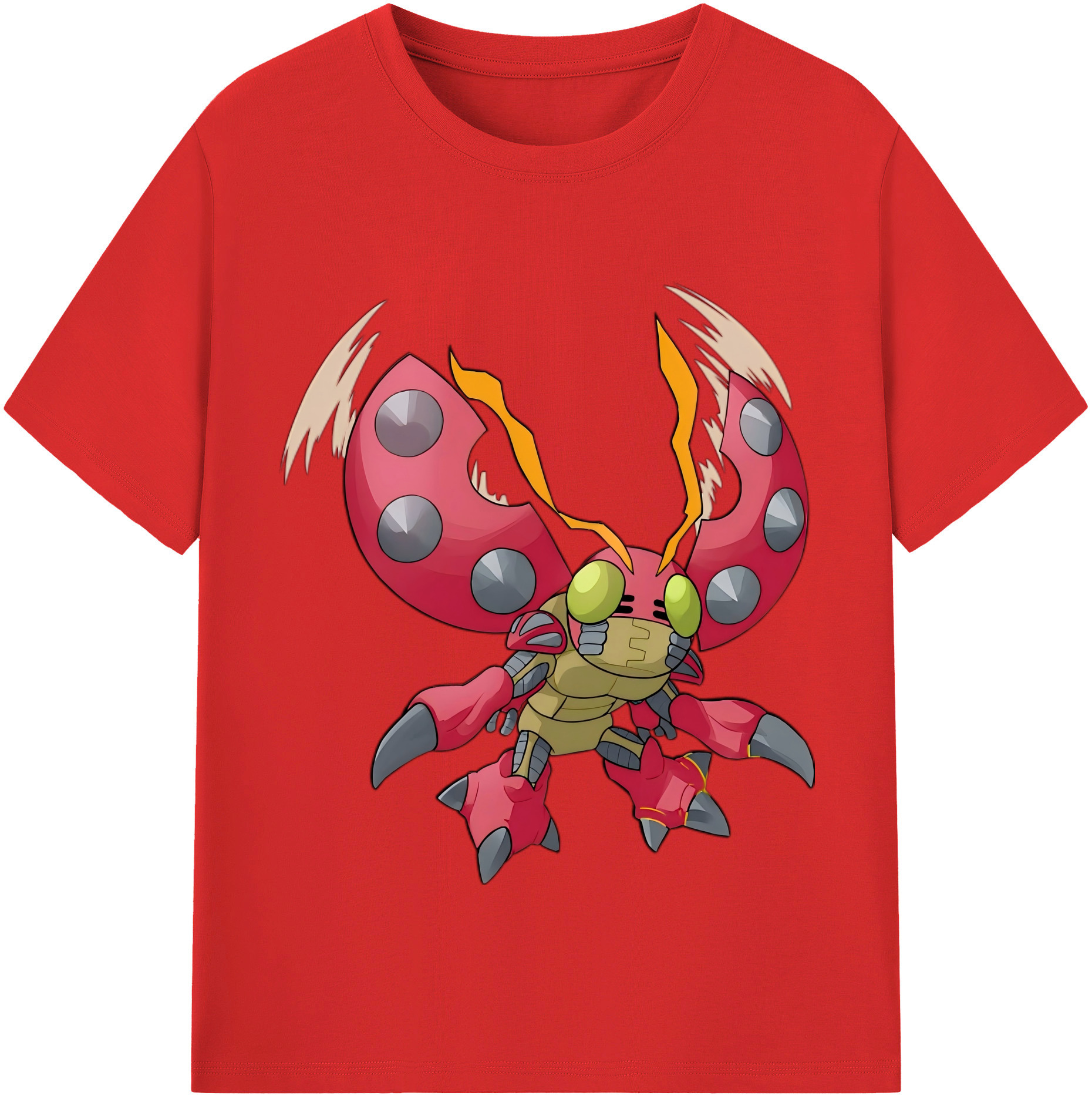 （画像用） Digimon デジタルモンスター/デジモン レディースカジュアルプリントTシャツ（綿100％）