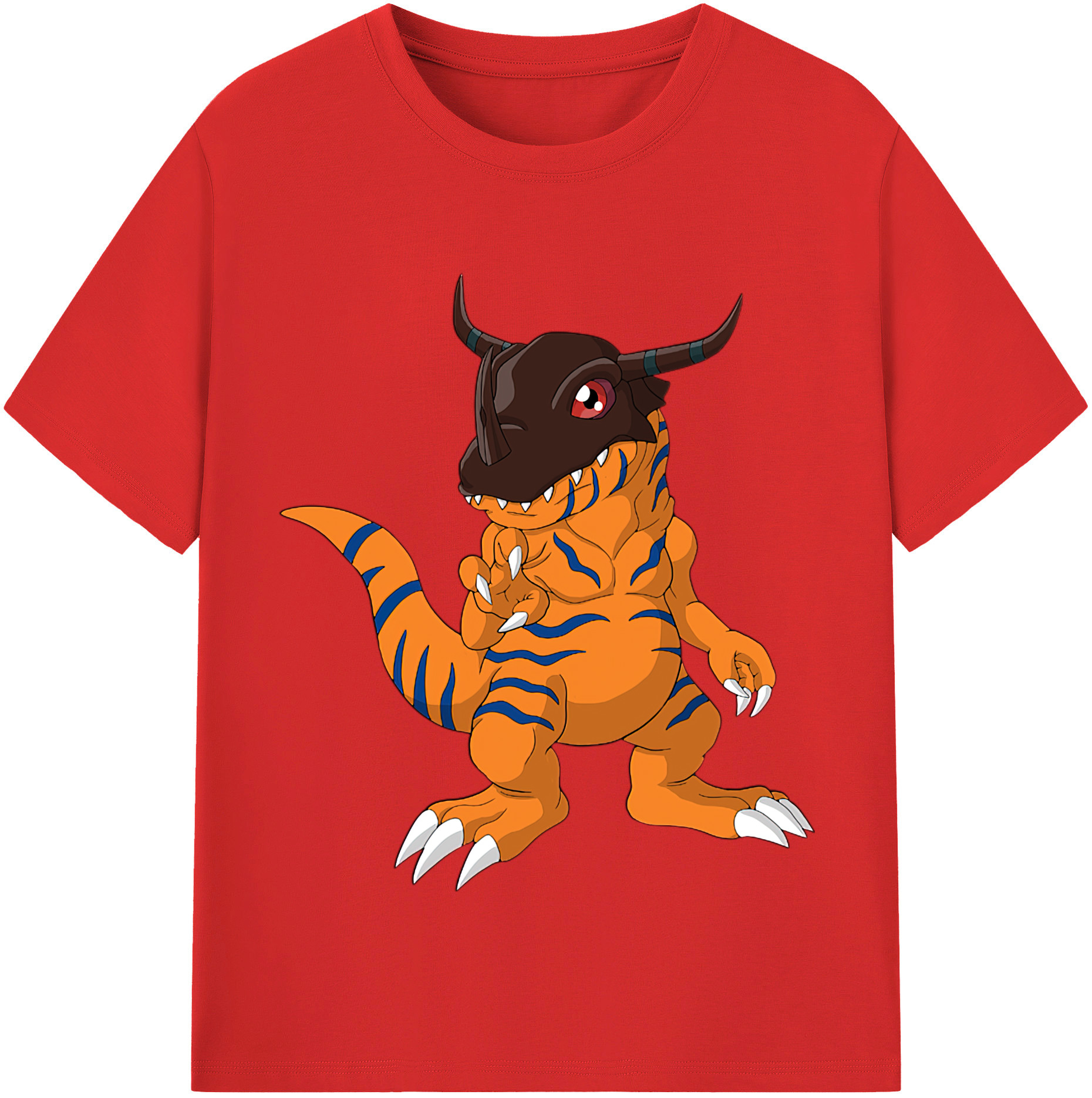 （画像用） Digimon デジタルモンスター/デジモン レディースカジュアルプリントTシャツ（綿100％）