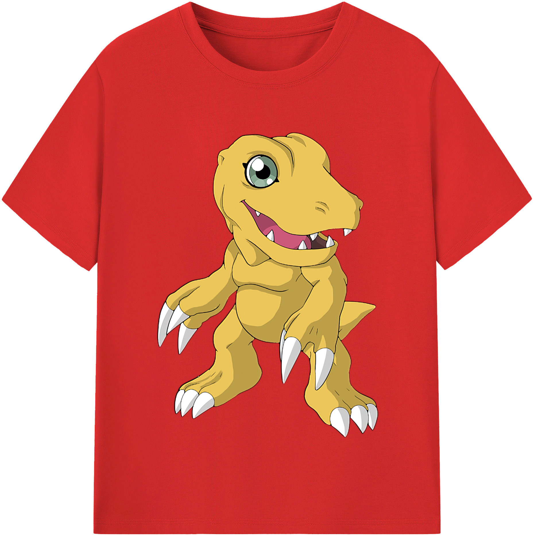 （画像用） Digimon デジタルモンスター/デジモン レディースカジュアルプリントTシャツ（綿100％）