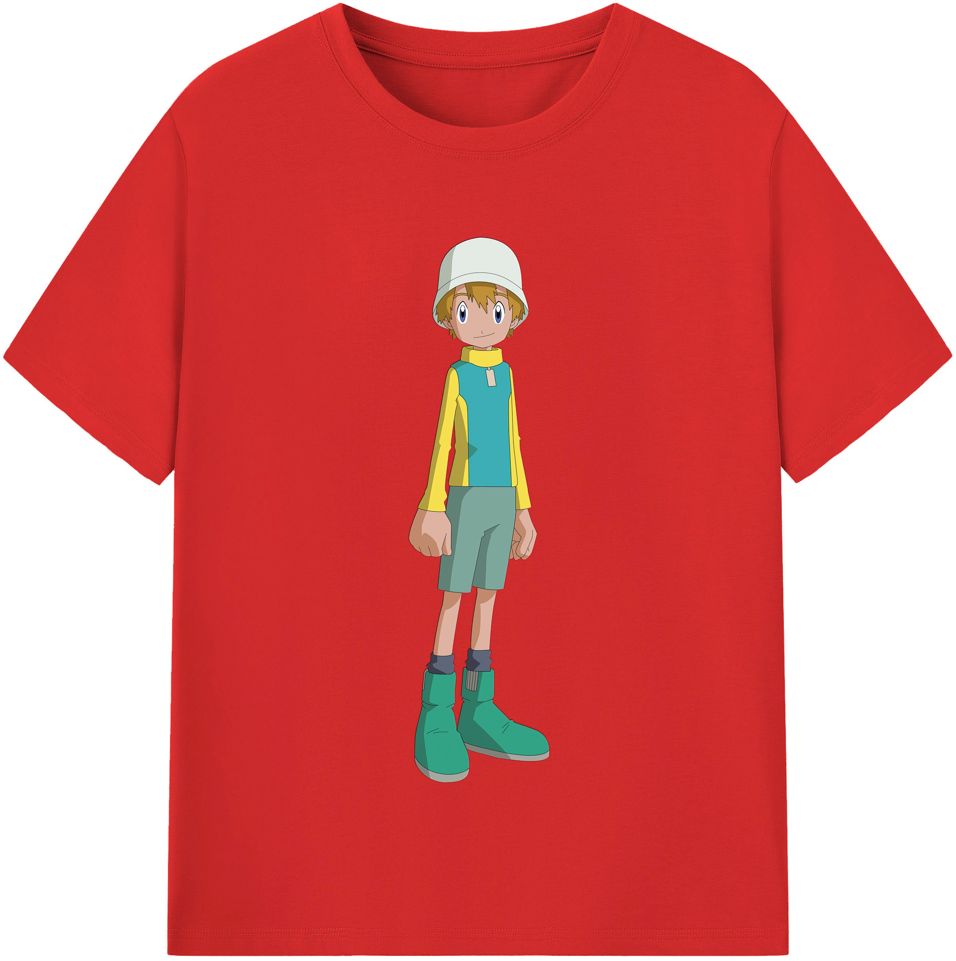 （画像用） Digimon デジタルモンスター/デジモン レディースカジュアルプリントTシャツ（綿100％）