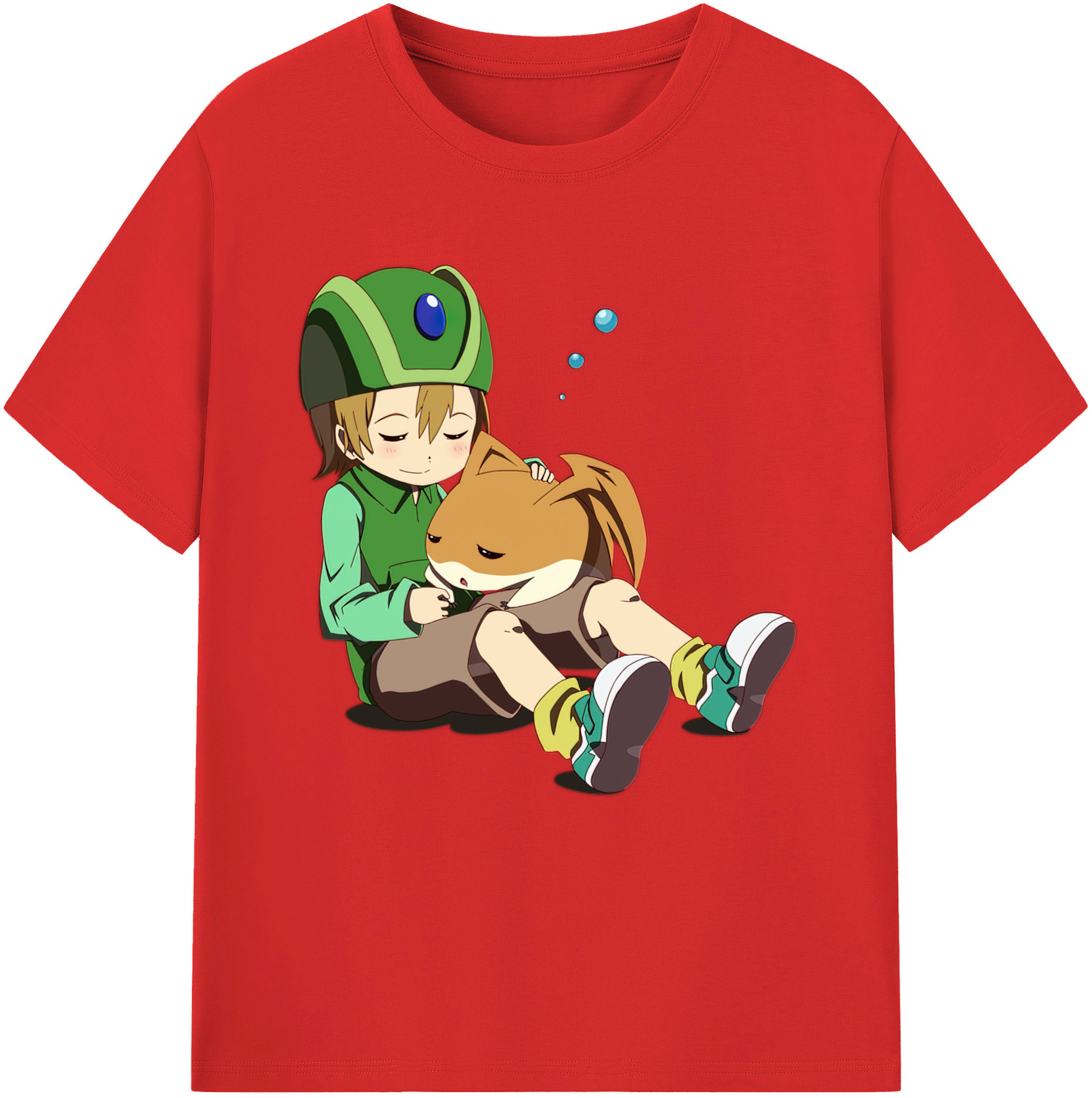 （画像用） Digimon デジタルモンスター/デジモン レディースカジュアルプリントTシャツ（綿100％）
