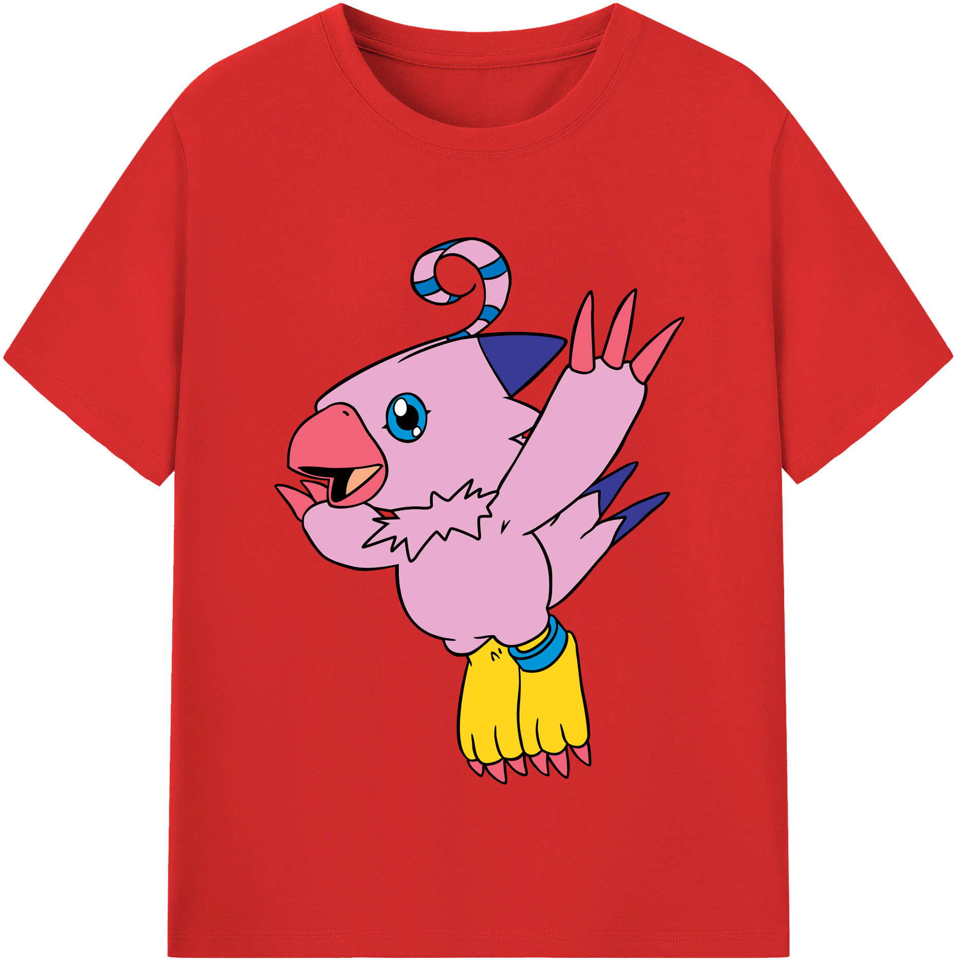（画像用） Digimon デジタルモンスター/デジモン レディースカジュアルプリントTシャツ（綿100％）