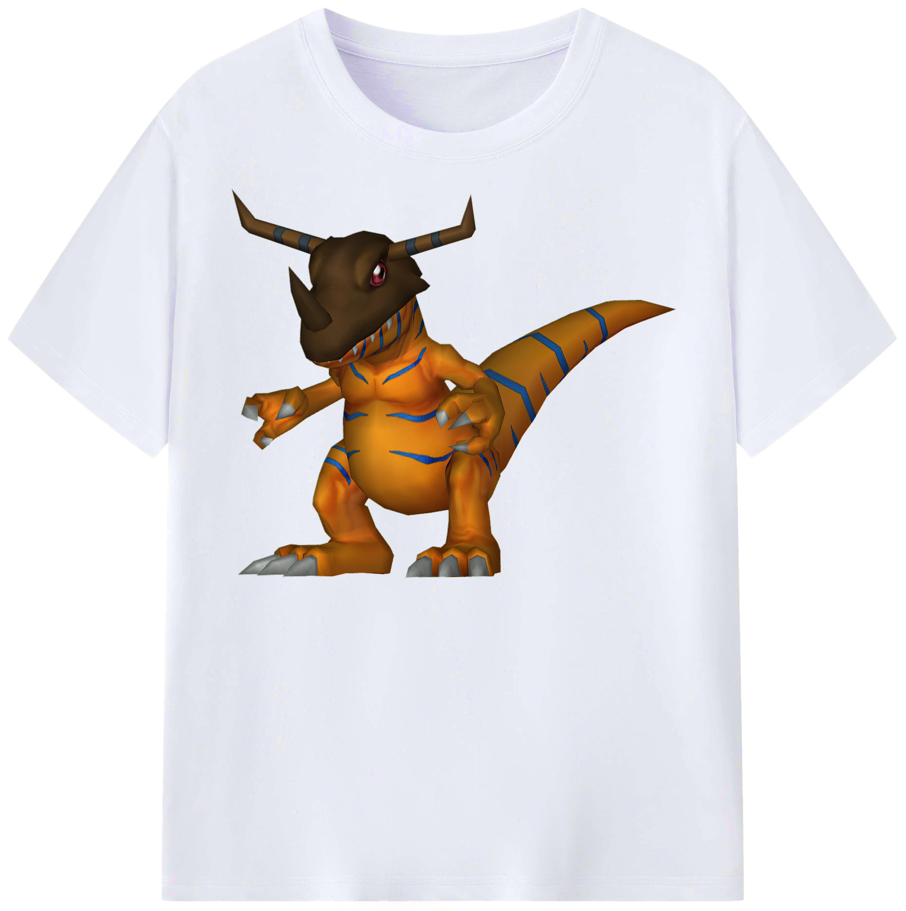 （画像用） Digimon デジタルモンスター/デジモン レディースカジュアルプリントTシャツ（綿100％）