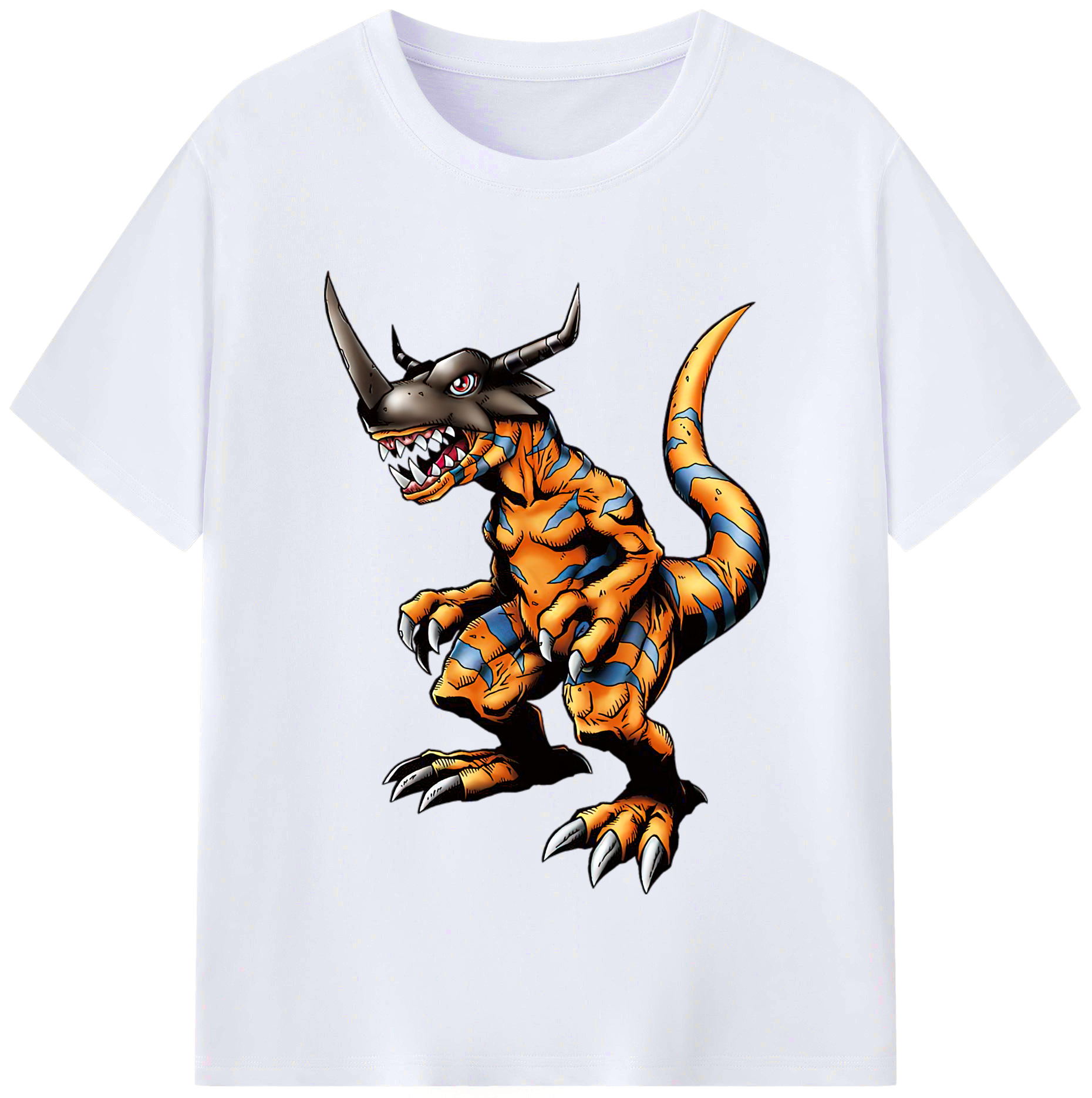 （画像用） Digimon デジタルモンスター/デジモン レディースカジュアルプリントTシャツ（綿100％）