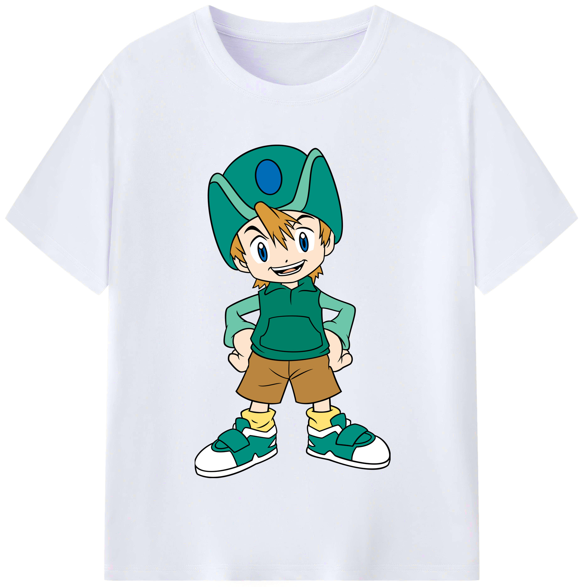 （画像用） Digimon デジタルモンスター/デジモン レディースカジュアルプリントTシャツ（綿100％）