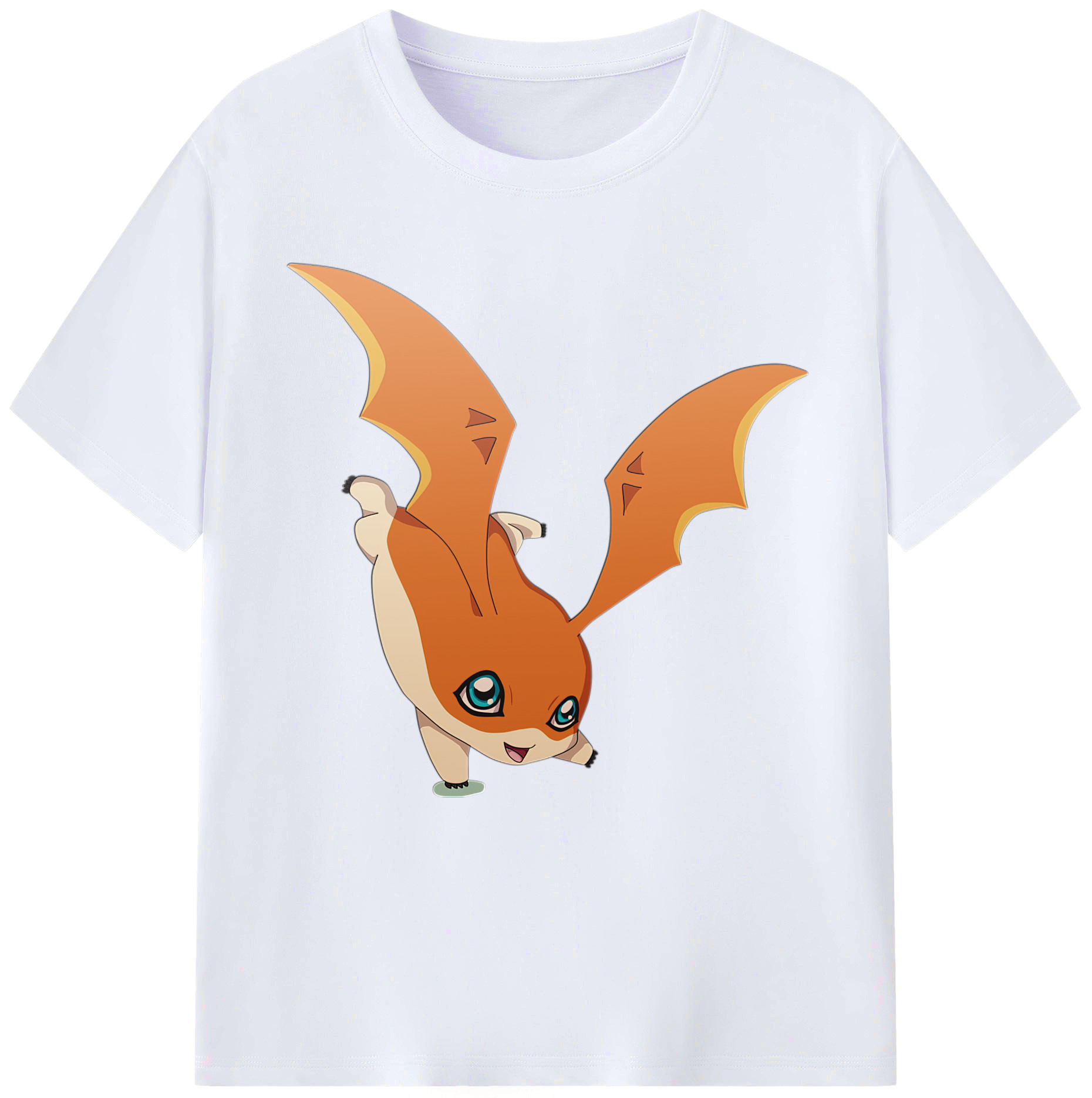 （画像用） Digimon デジタルモンスター/デジモン レディースカジュアルプリントTシャツ（綿100％）