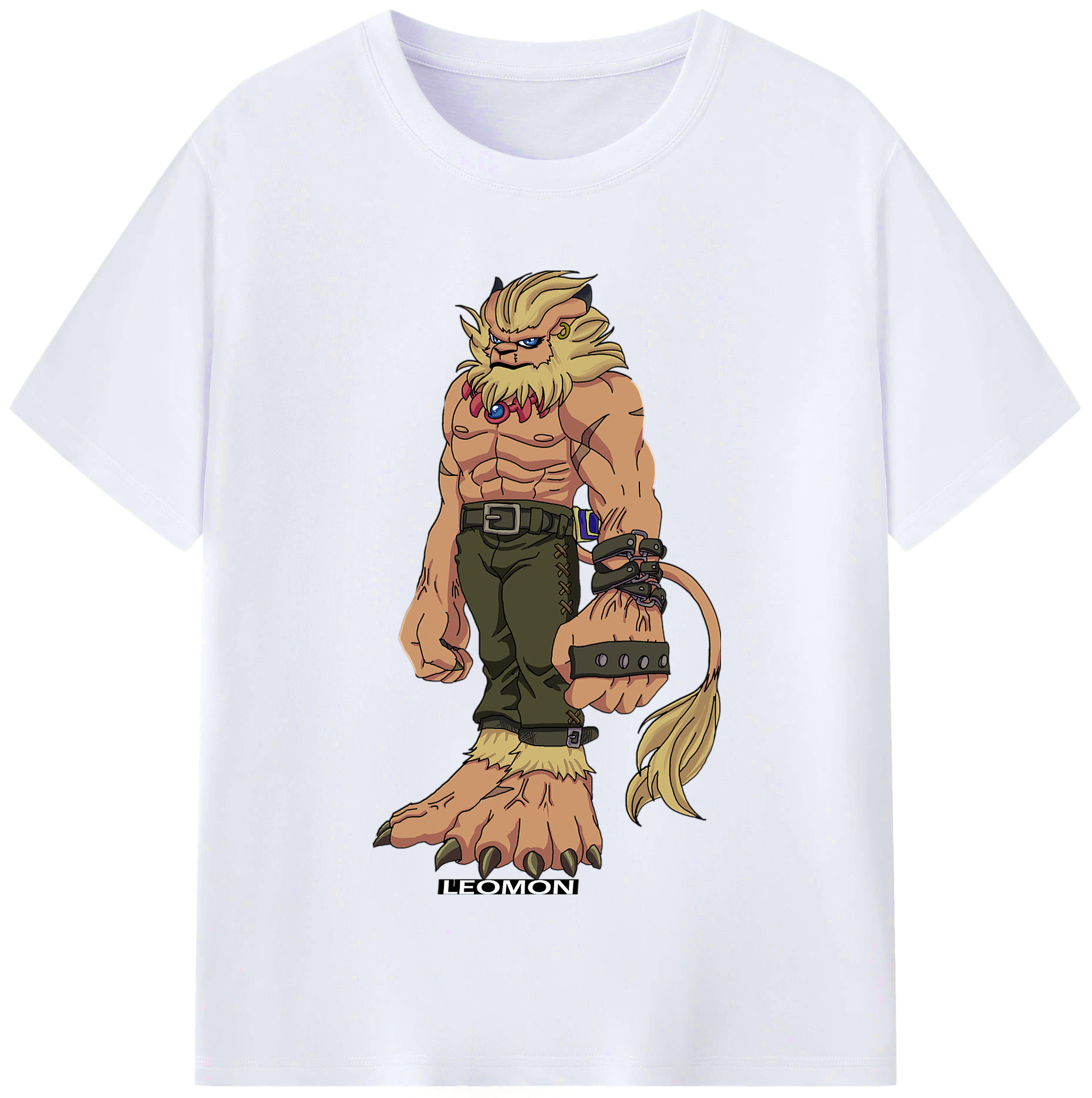 （画像用） Digimon デジタルモンスター/デジモン レディースカジュアルプリントTシャツ（綿100％）
