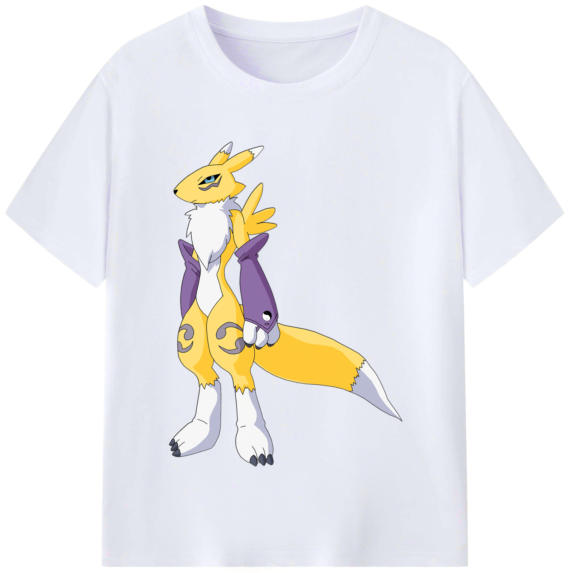 （画像用） Digimon デジタルモンスター/デジモン レディースカジュアルプリントTシャツ（綿100％）
