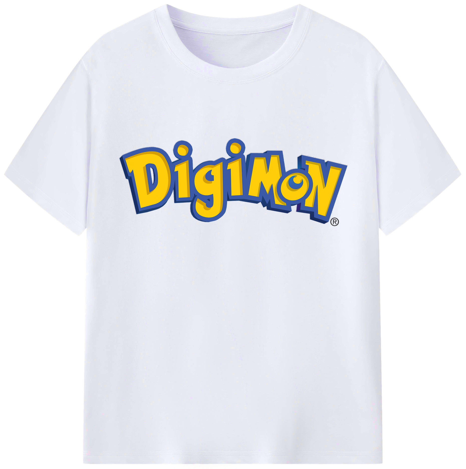 （画像用） Digimon デジタルモンスター/デジモン レディースカジュアルプリントTシャツ（綿100％）
