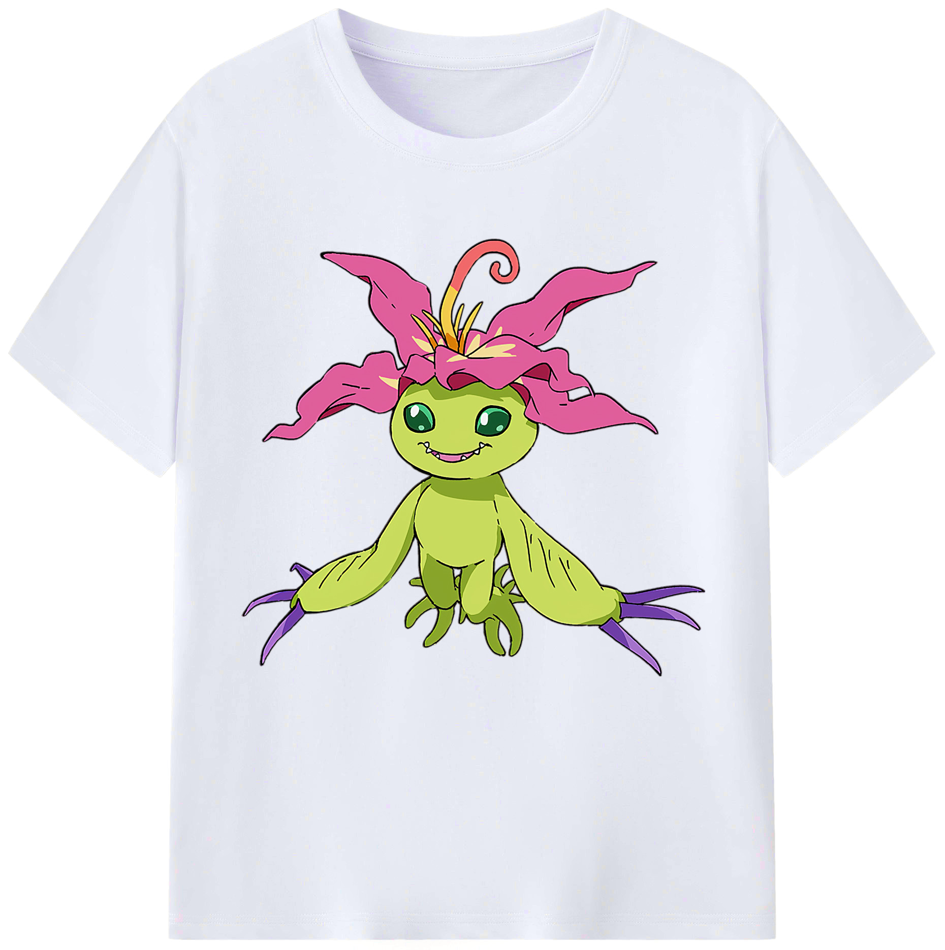 （画像用） Digimon デジタルモンスター/デジモン レディースカジュアルプリントTシャツ（綿100％）