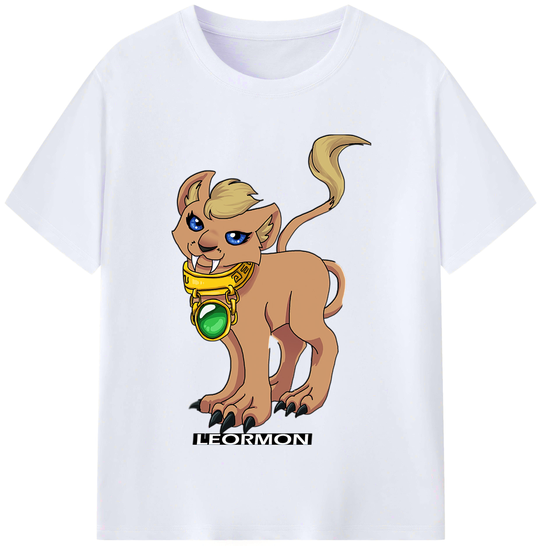 （画像用） Digimon デジタルモンスター/デジモン レディースカジュアルプリントTシャツ（綿100％）