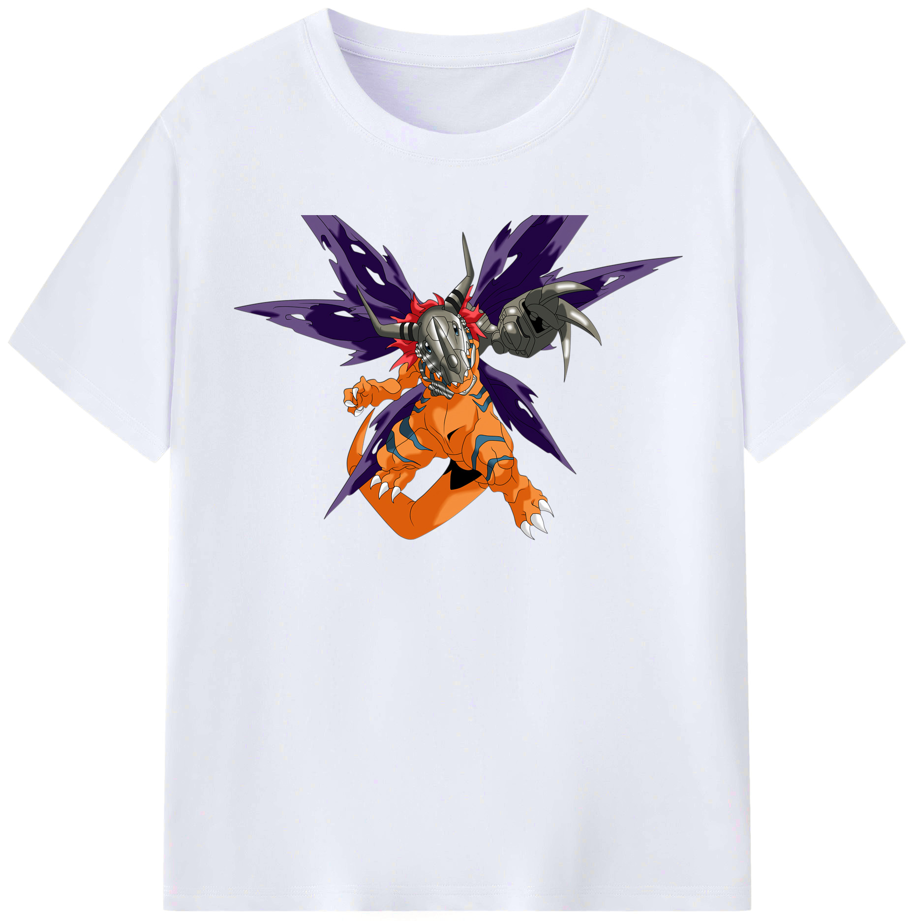 （画像用） Digimon デジタルモンスター/デジモン レディースカジュアルプリントTシャツ（綿100％）